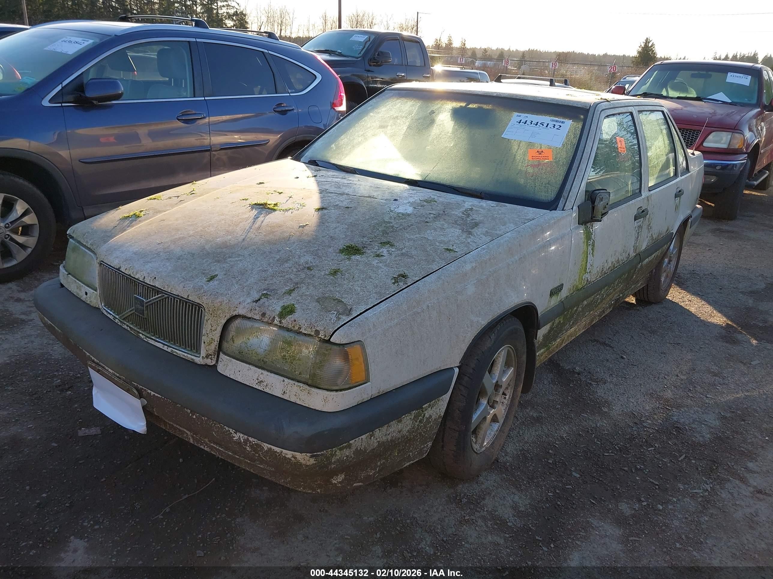1995 Volvo 850 Glt White vin: YV1LS5537S1252875