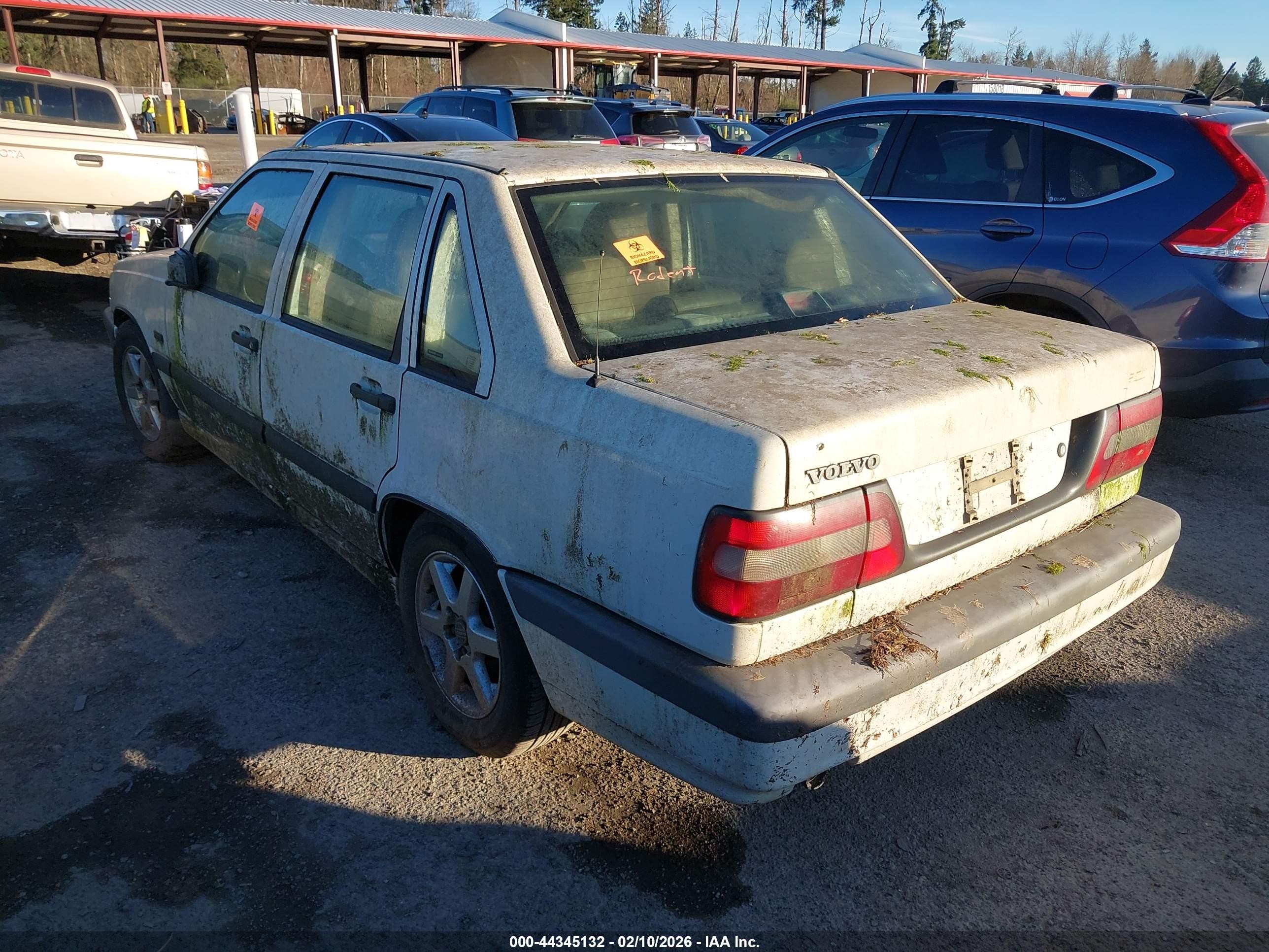 1995 Volvo 850 Glt White vin: YV1LS5537S1252875