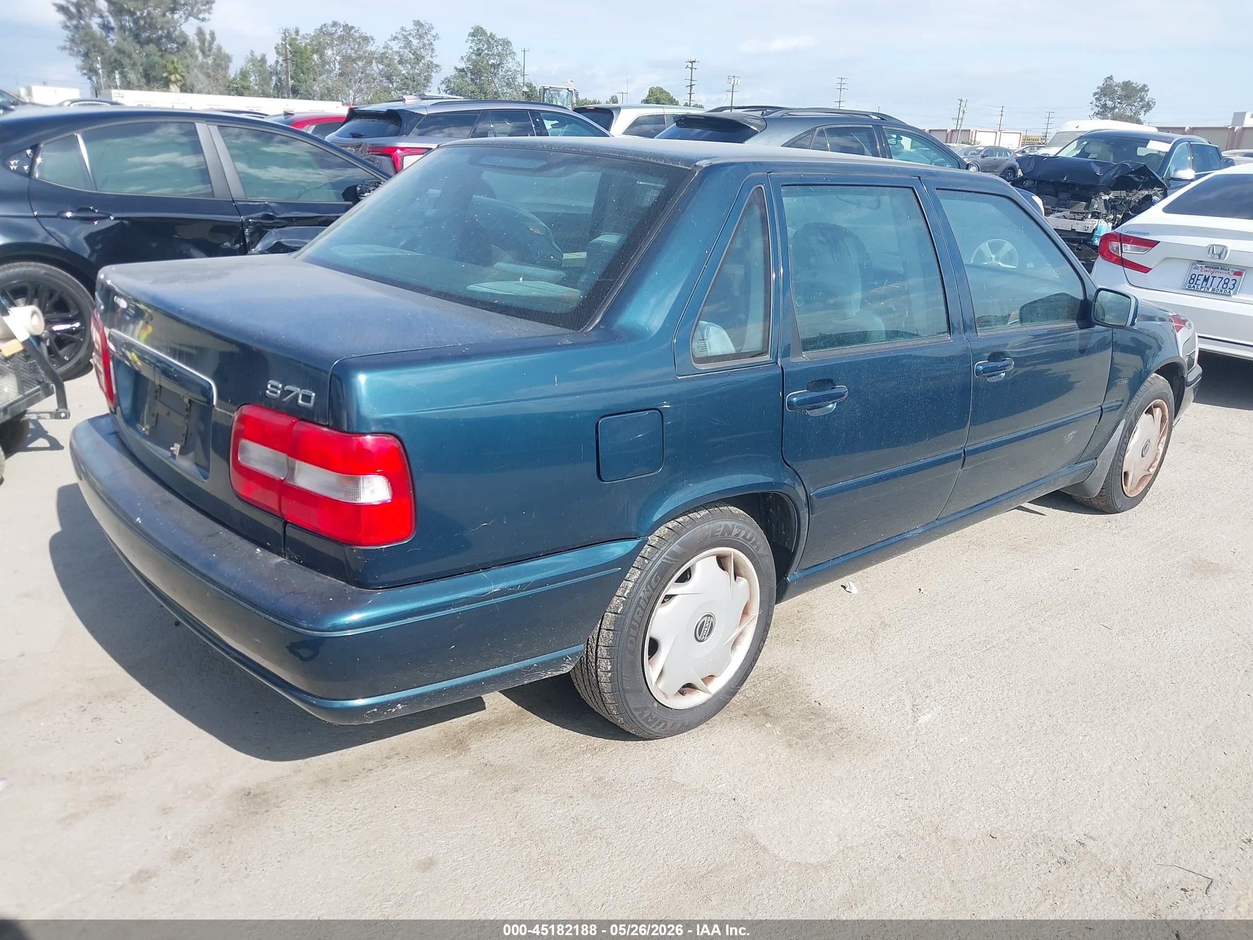 1998 Volvo S70 Gtas/gtms Green vin: YV1LS5541W1434957