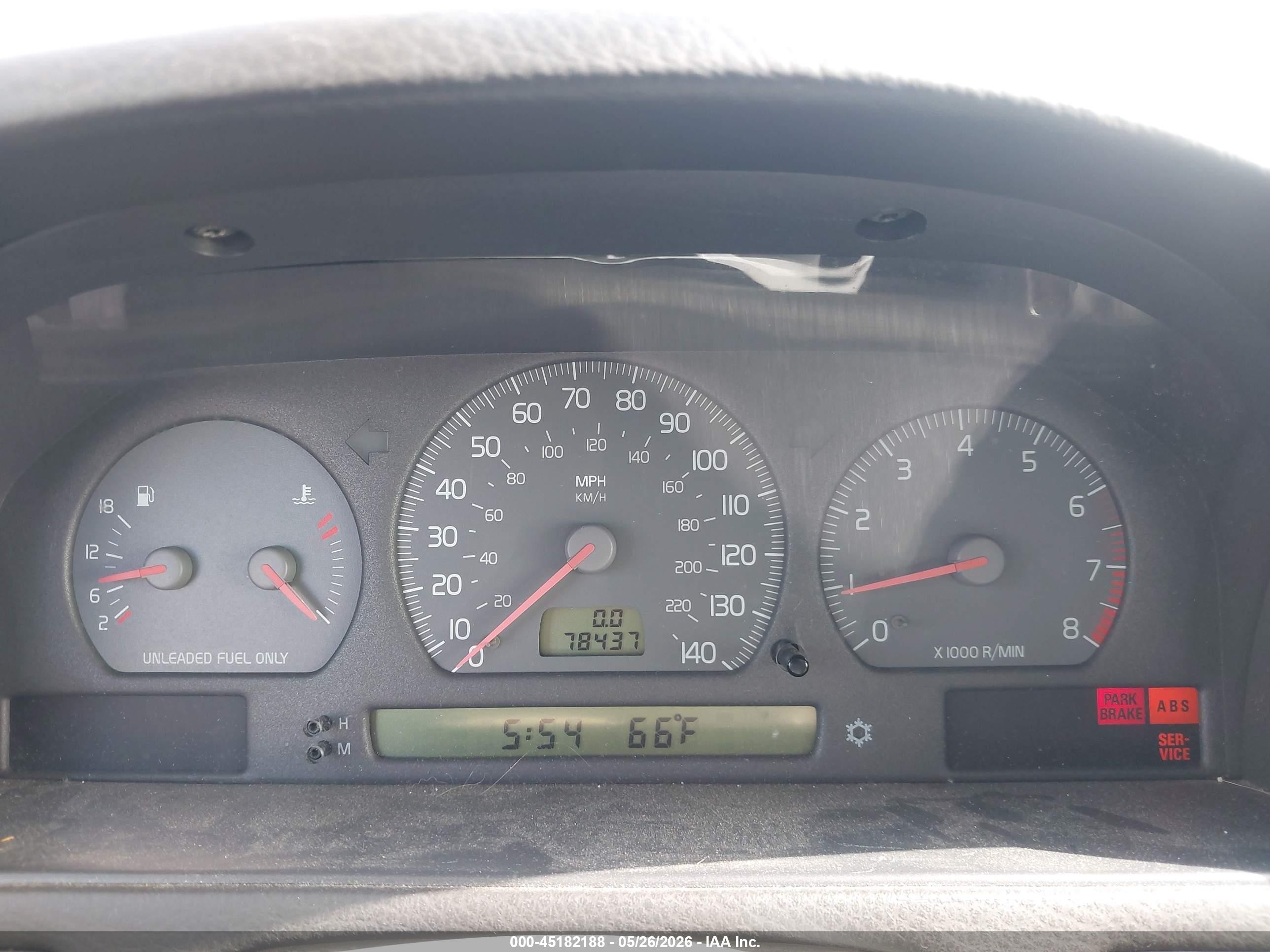 1998 Volvo S70 Gtas/gtms Green vin: YV1LS5541W1434957