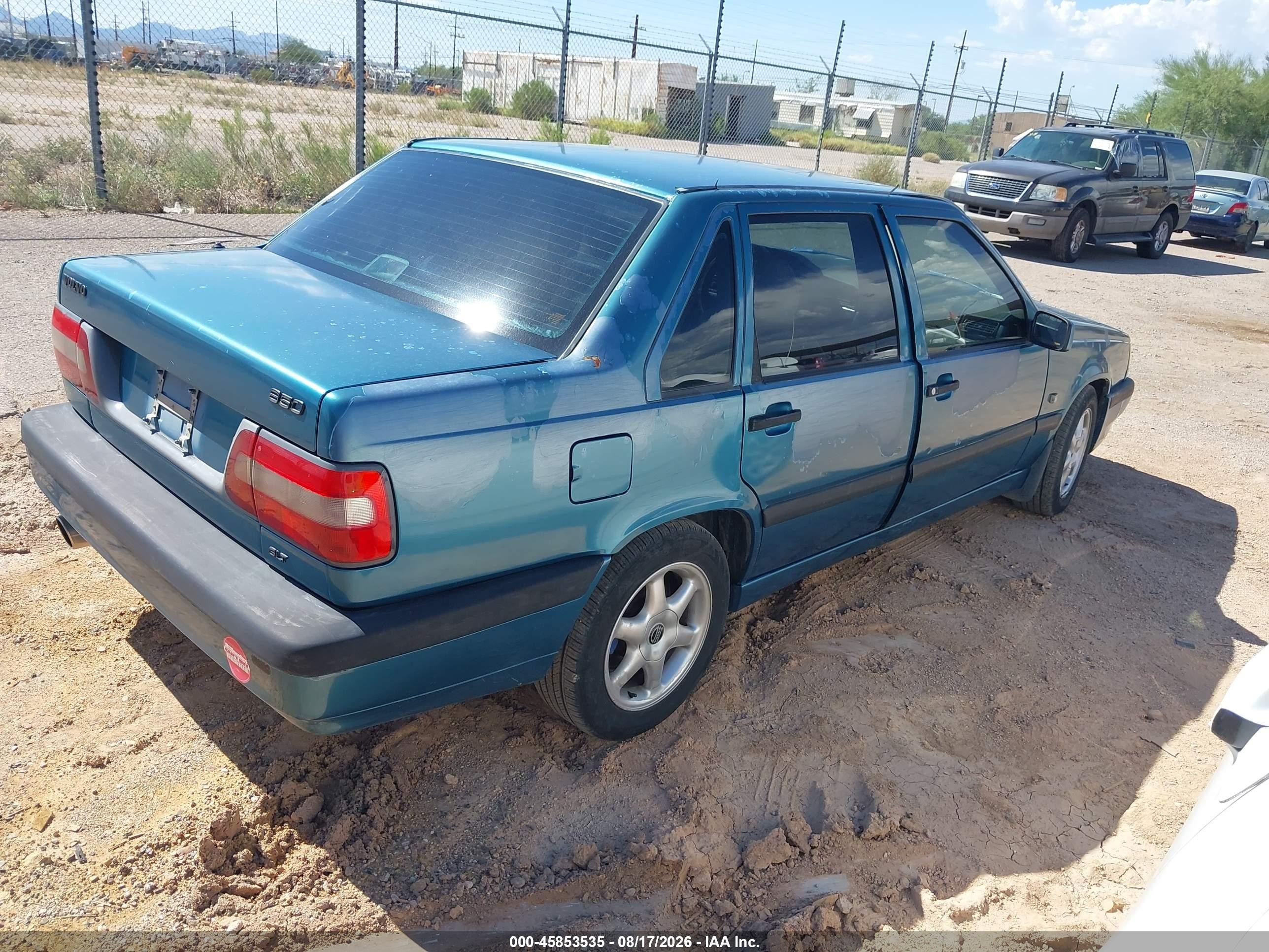 1996 Volvo 850 Glt Blue vin: YV1LS5546T2289209