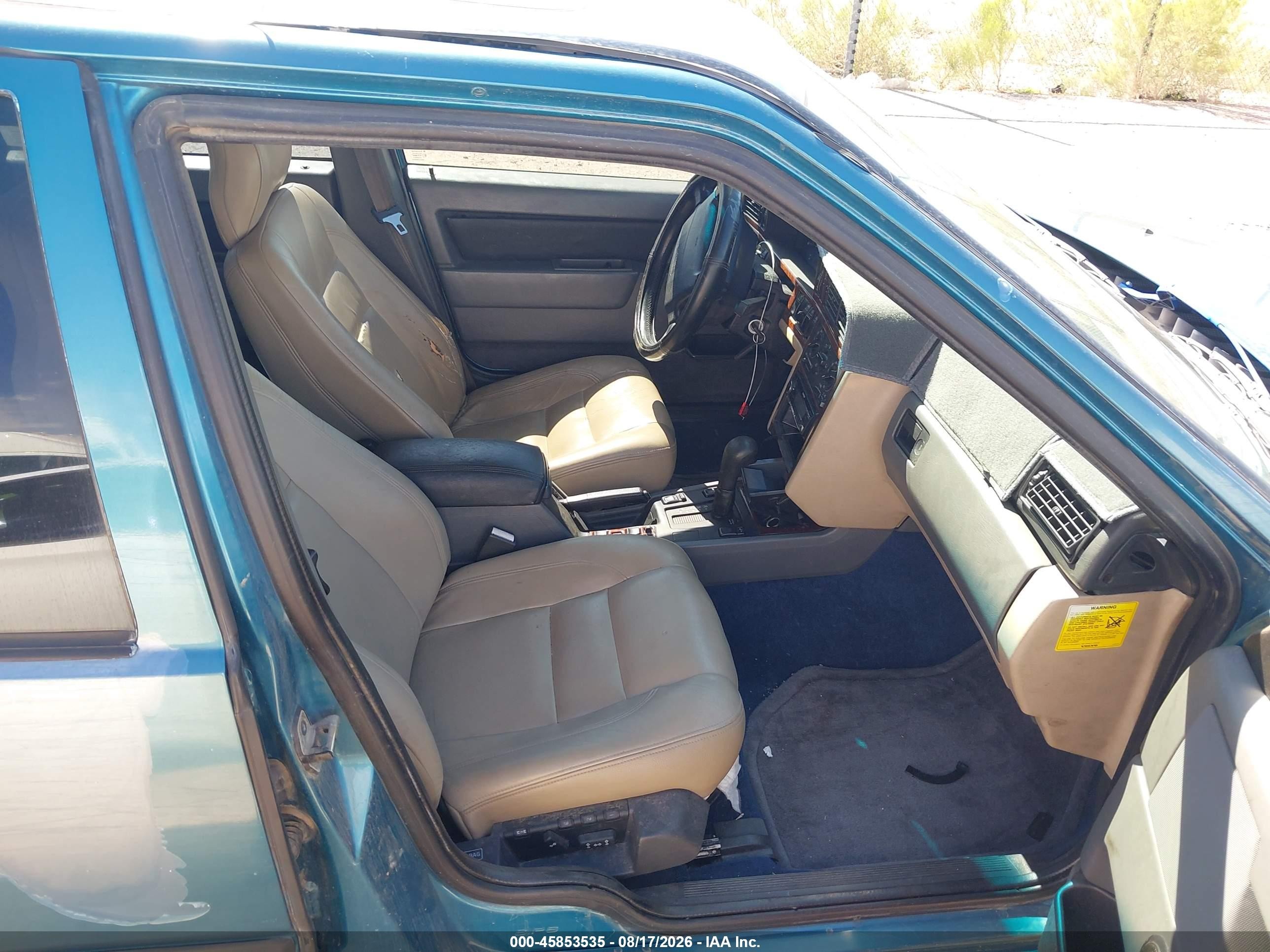 1996 Volvo 850 Glt Blue vin: YV1LS5546T2289209