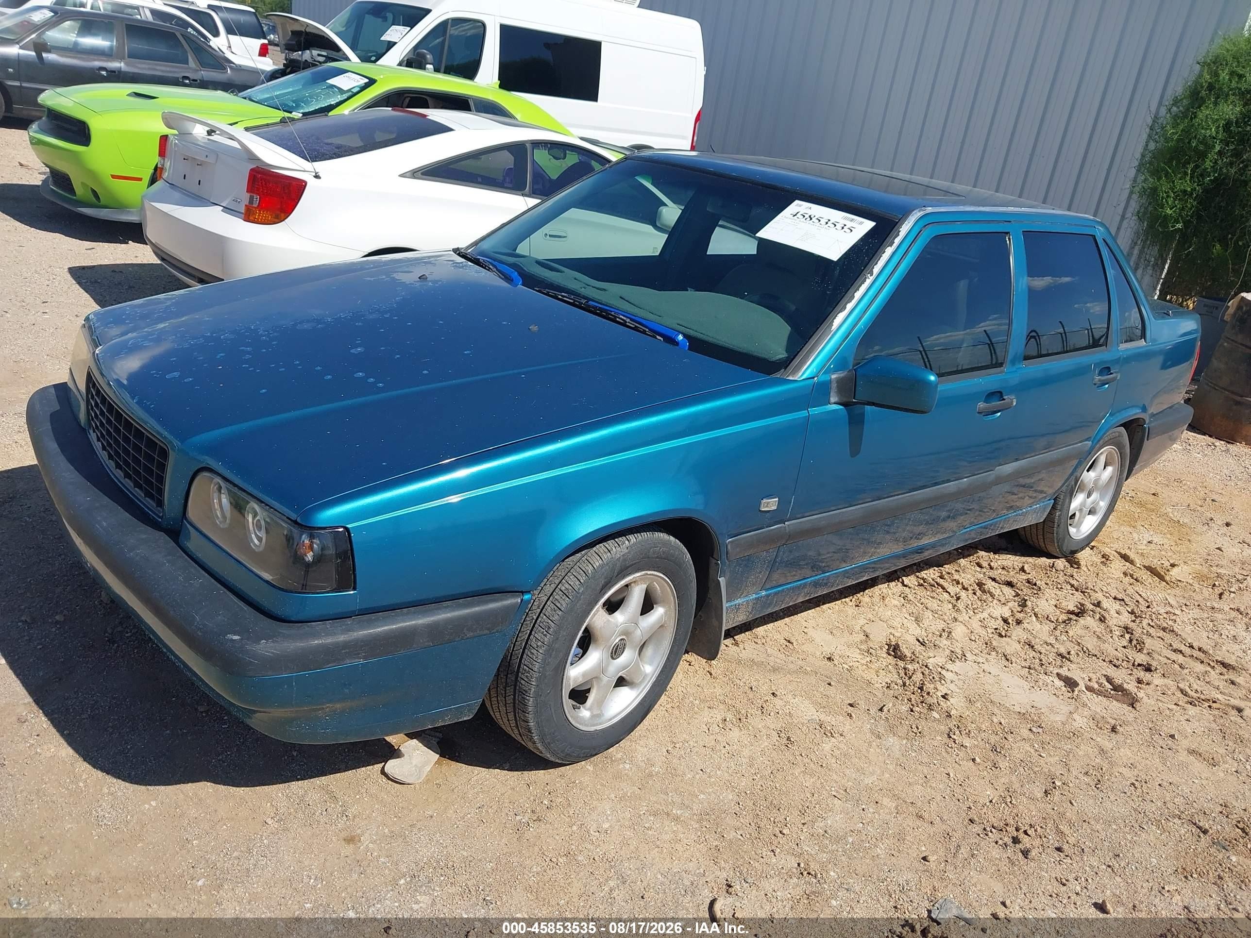 1996 Volvo 850 Glt Blue vin: YV1LS5546T2289209