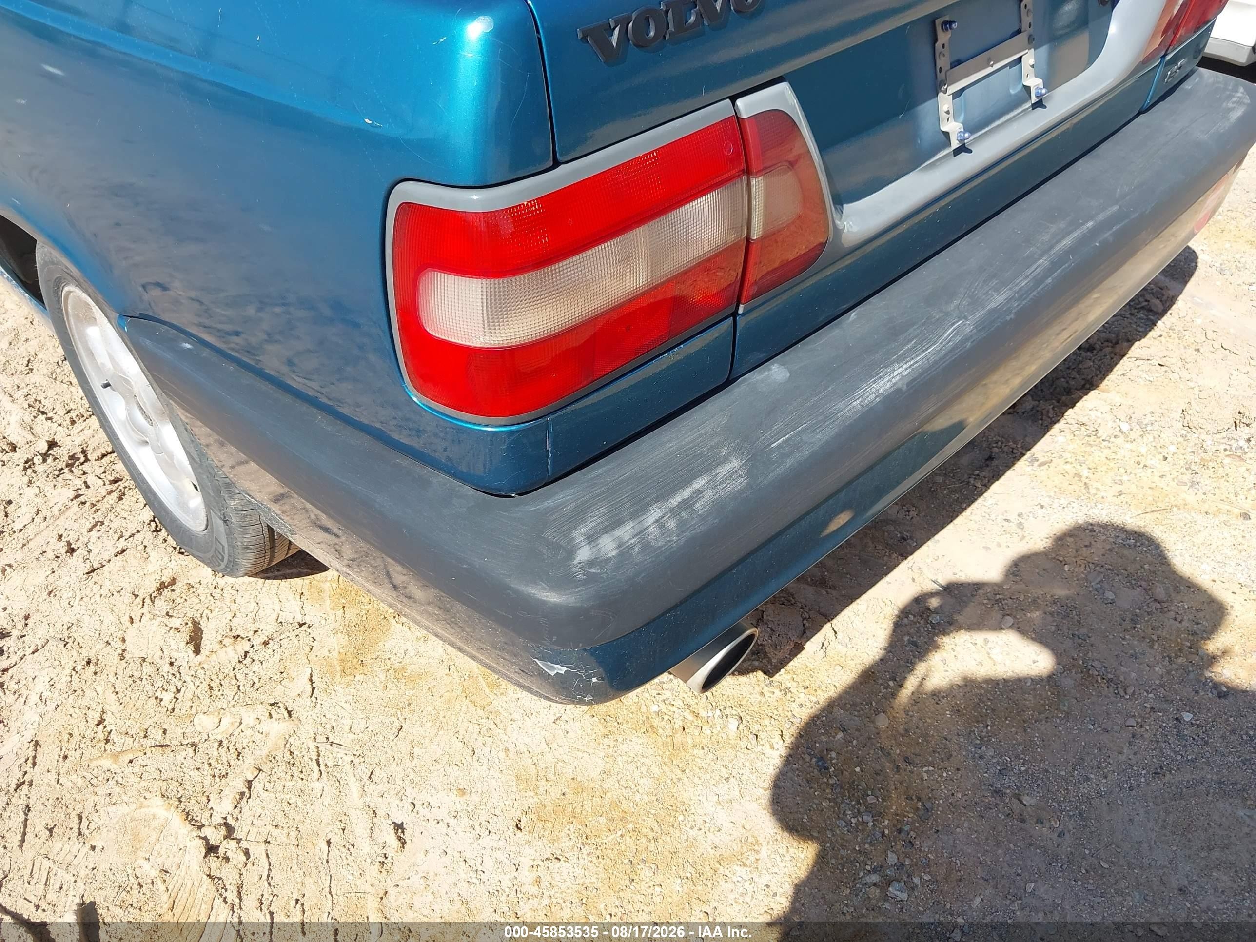 1996 Volvo 850 Glt Blue vin: YV1LS5546T2289209