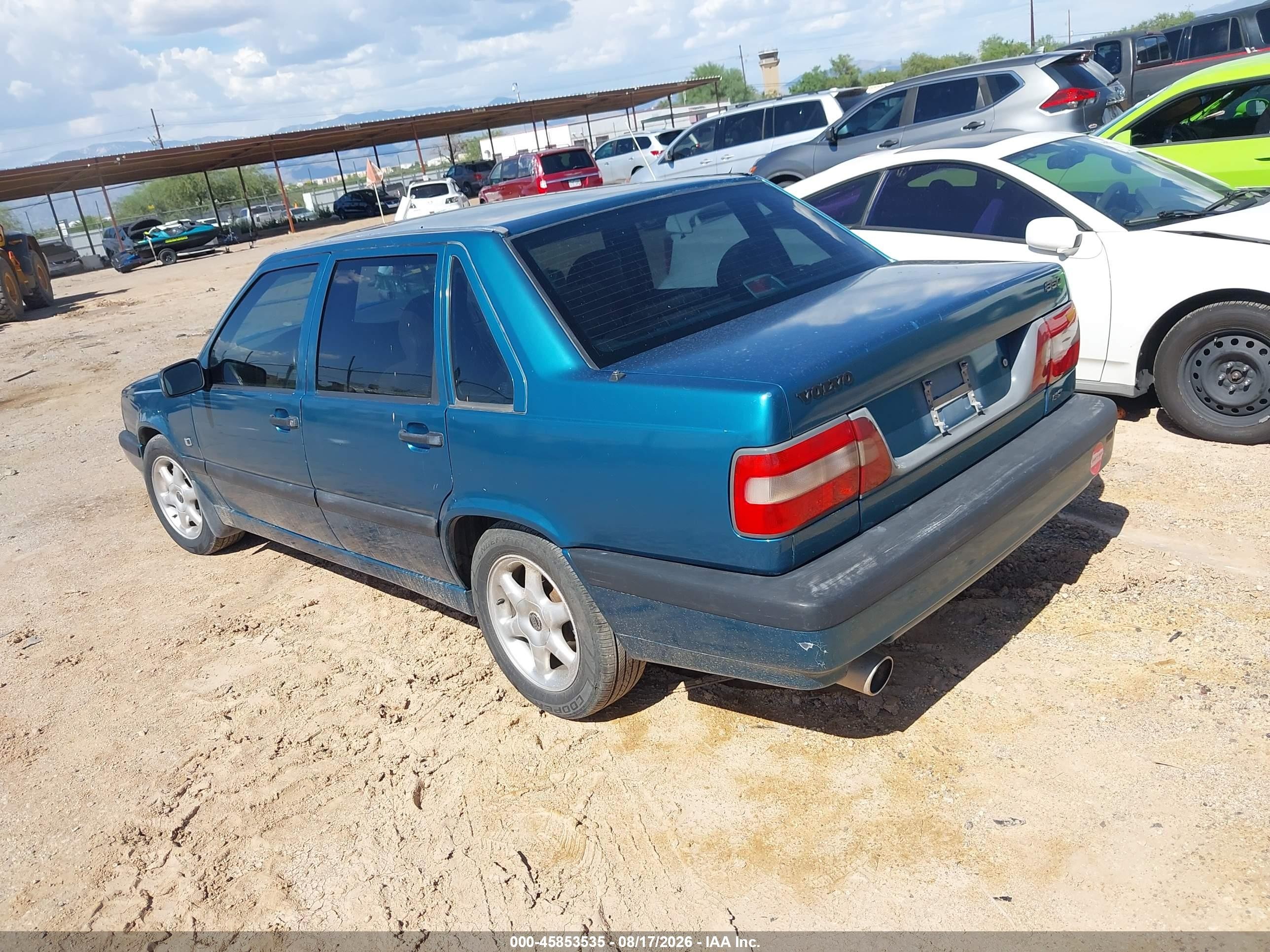 1996 Volvo 850 Glt Blue vin: YV1LS5546T2289209