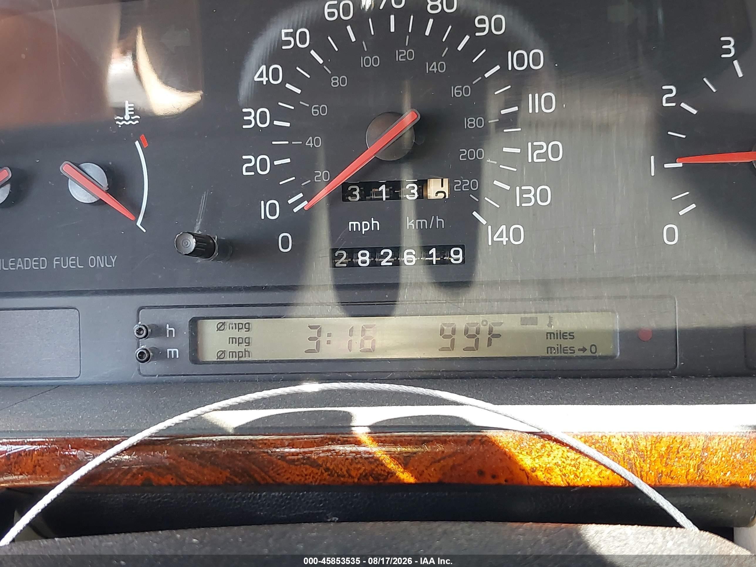 1996 Volvo 850 Glt Blue vin: YV1LS5546T2289209