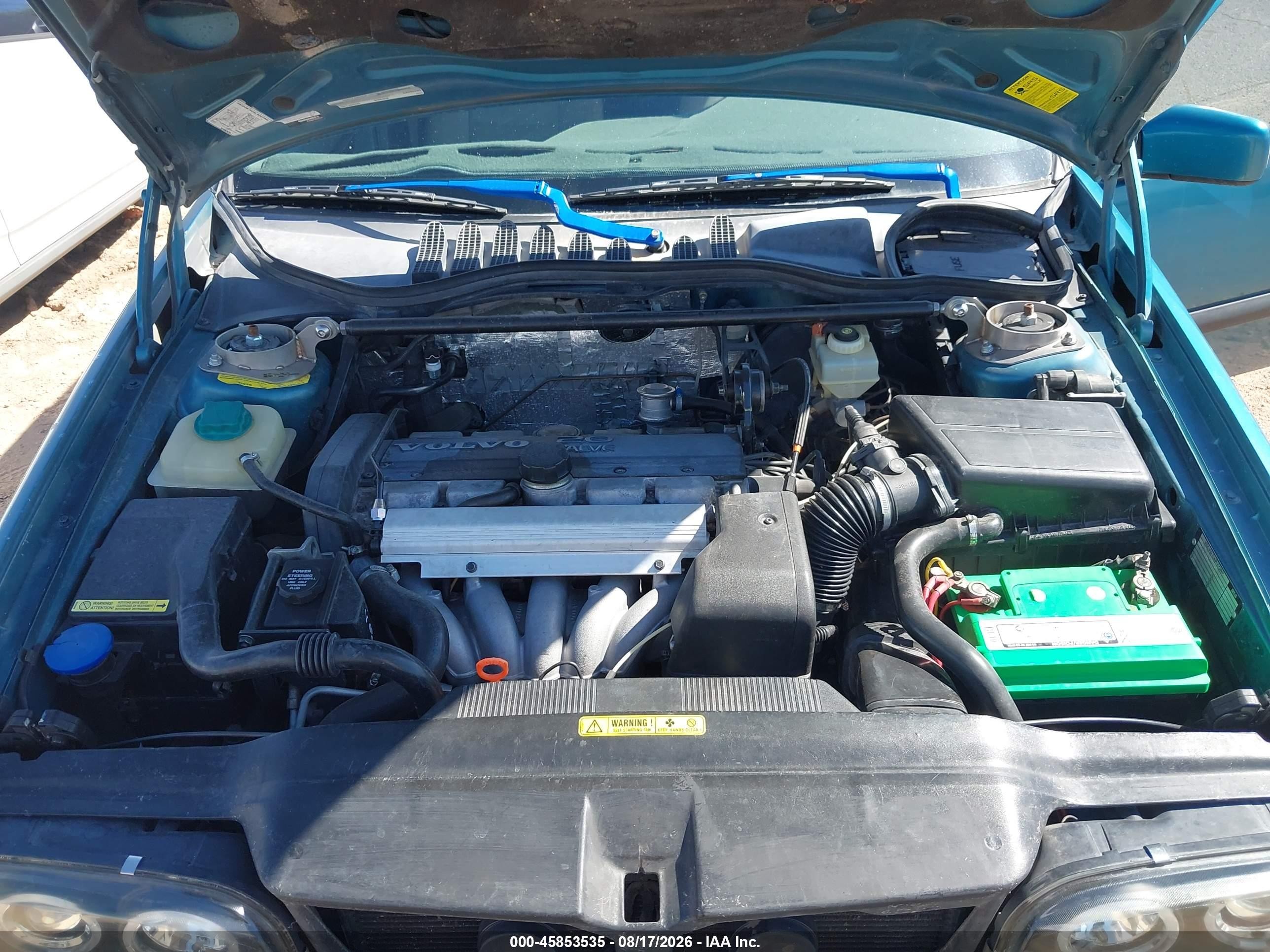 1996 Volvo 850 Glt Blue vin: YV1LS5546T2289209