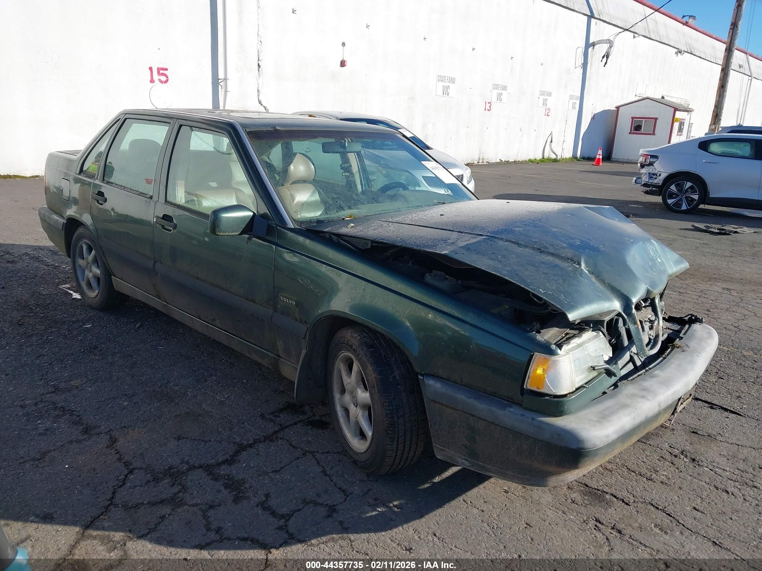 1997 Volvo 850 Gt Green vin: YV1LS5548V2384633