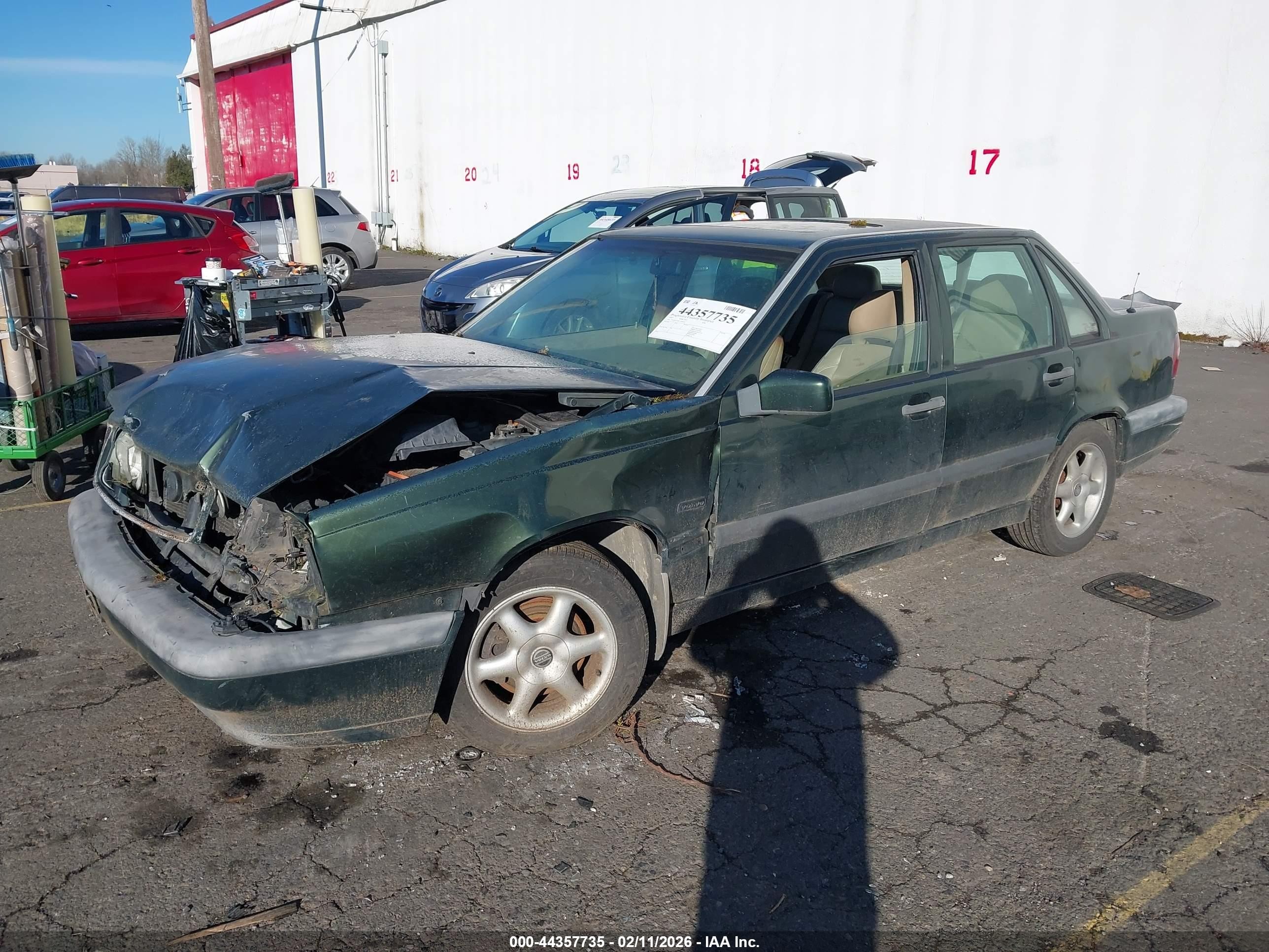 1997 Volvo 850 Gt Green vin: YV1LS5548V2384633