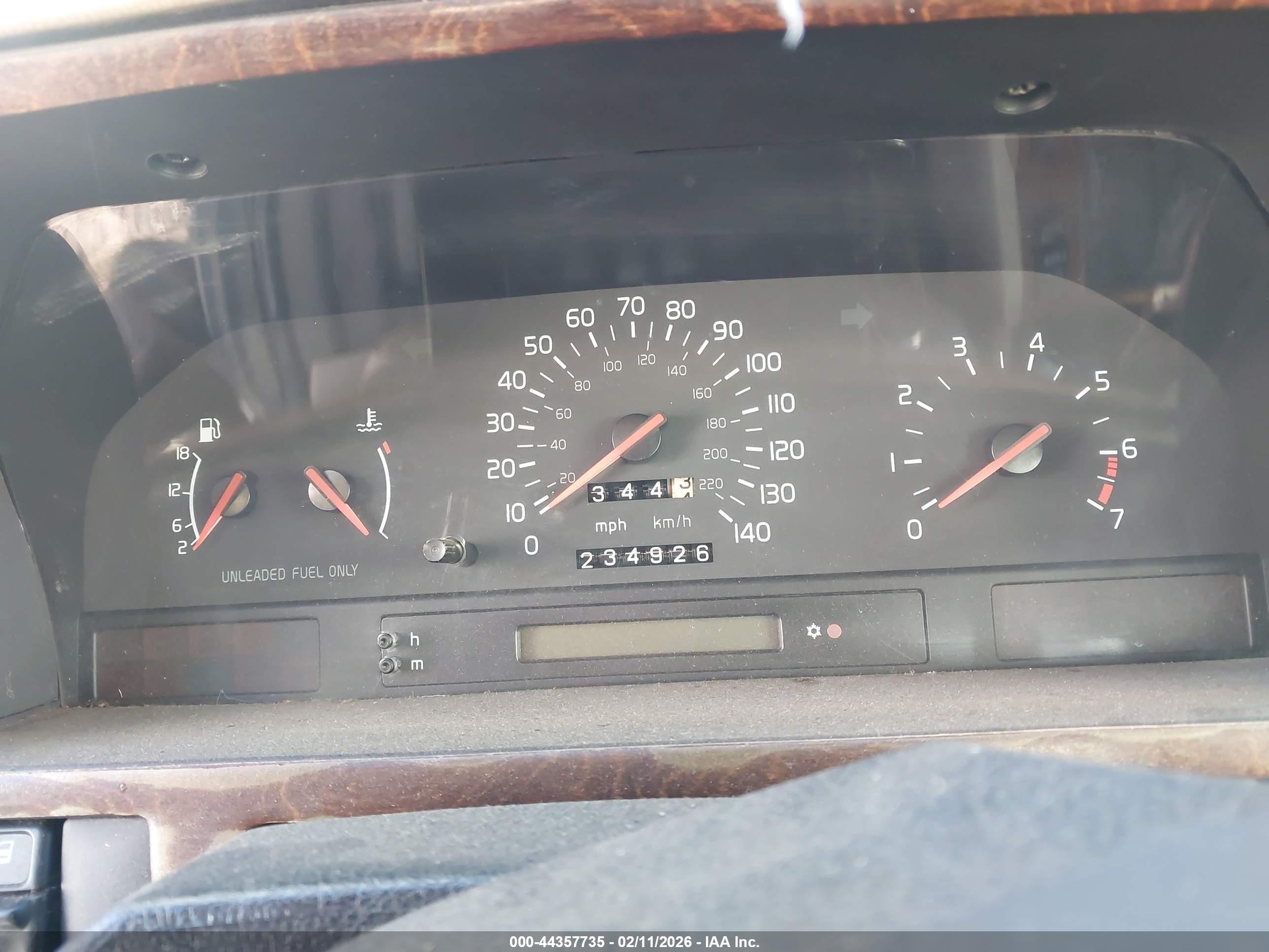 1997 Volvo 850 Gt Green vin: YV1LS5548V2384633