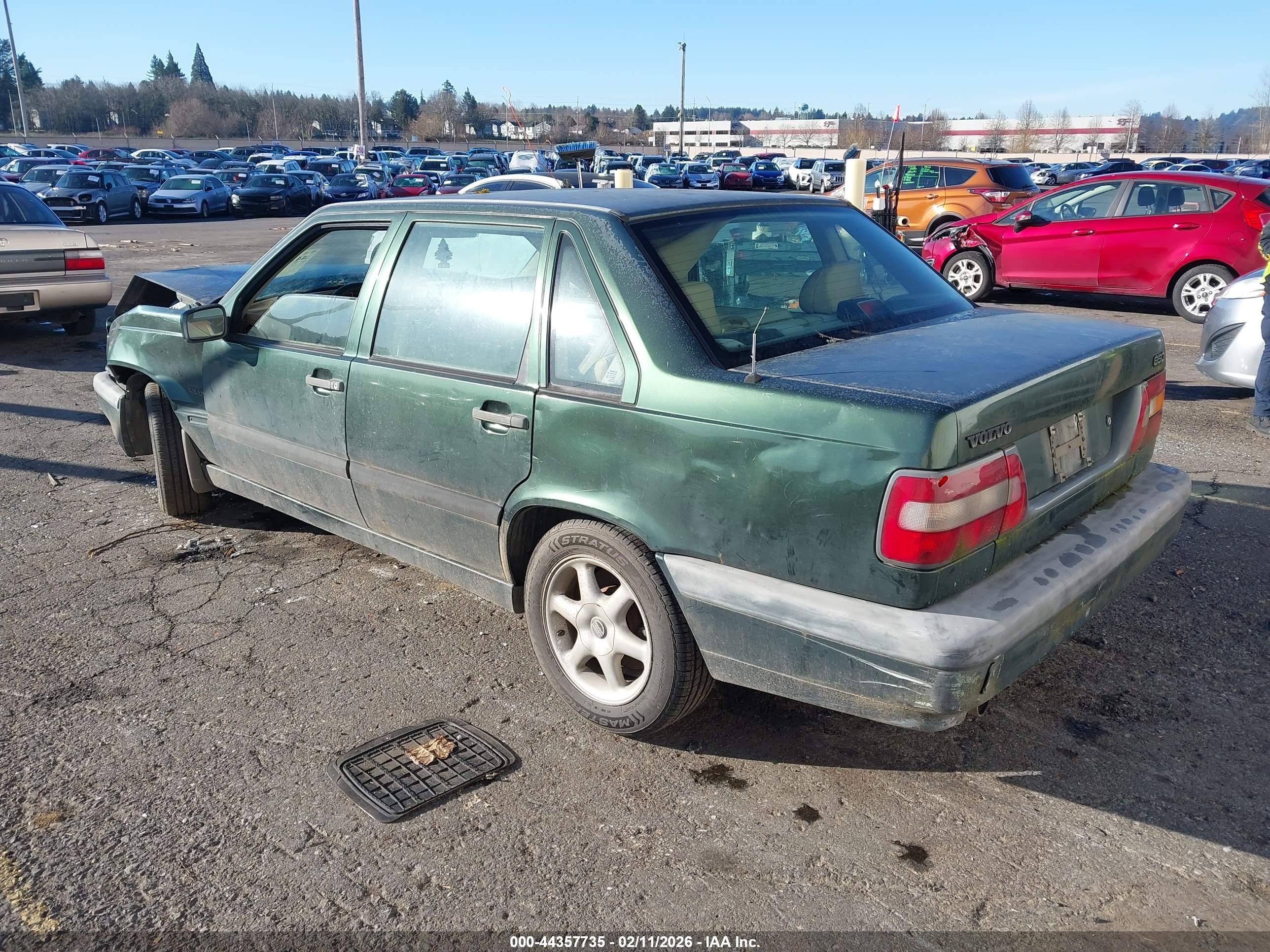 1997 Volvo 850 Gt Green vin: YV1LS5548V2384633