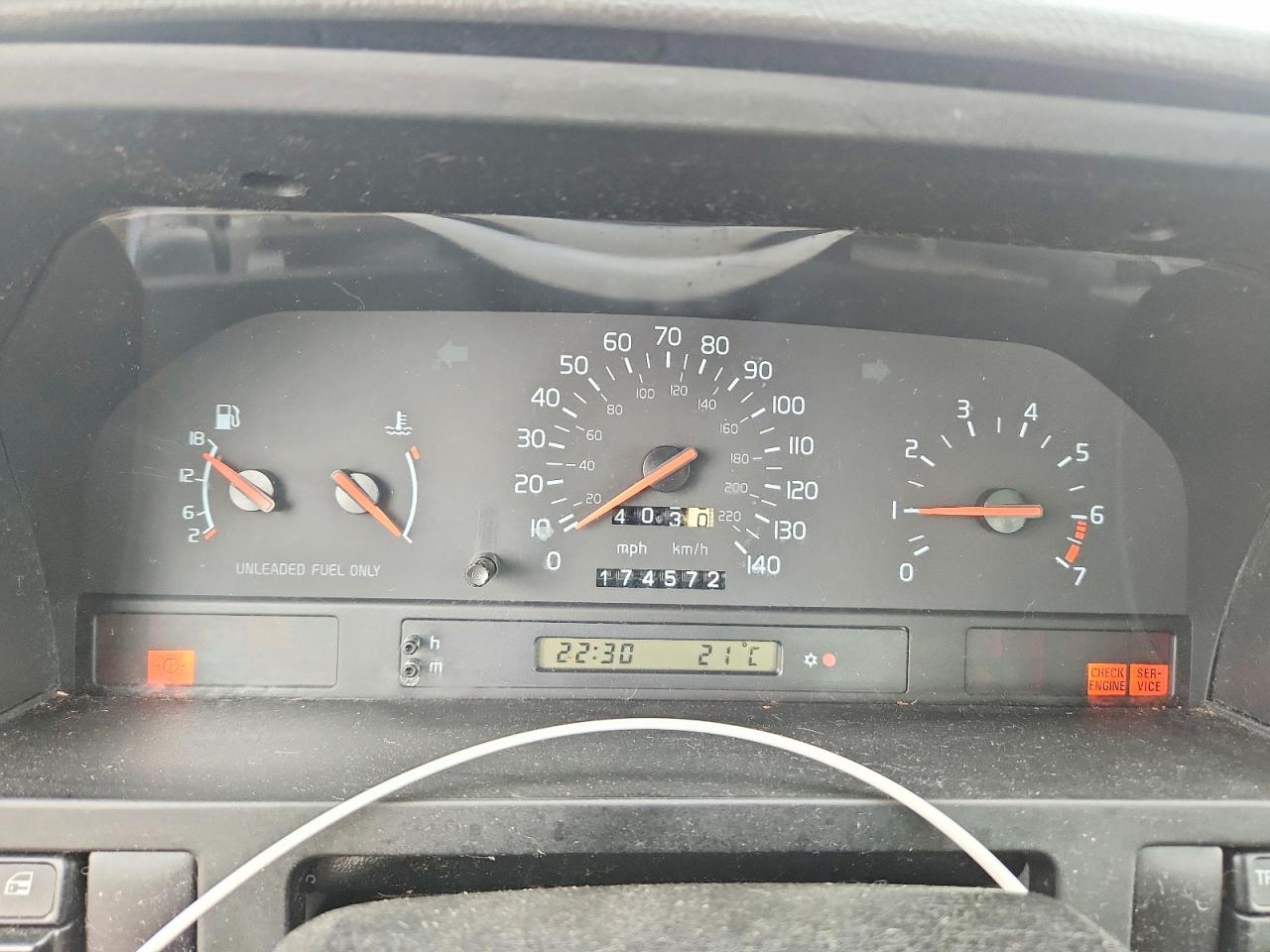 1996 Volvo 850 Base Gray vin: YV1LS5551T1323345