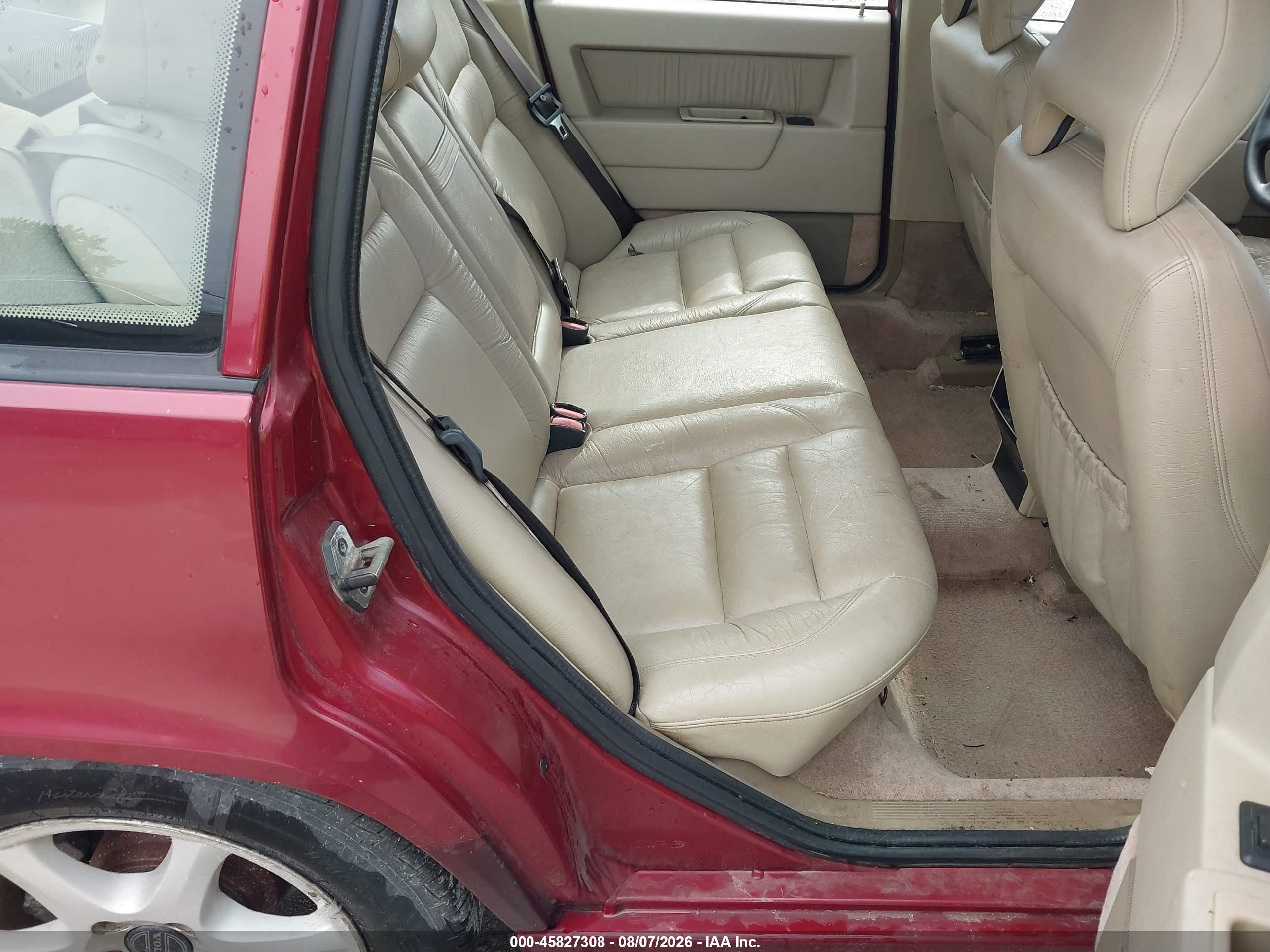 1996 Volvo 850 Glt Red vin: YV1LS5557T1315895