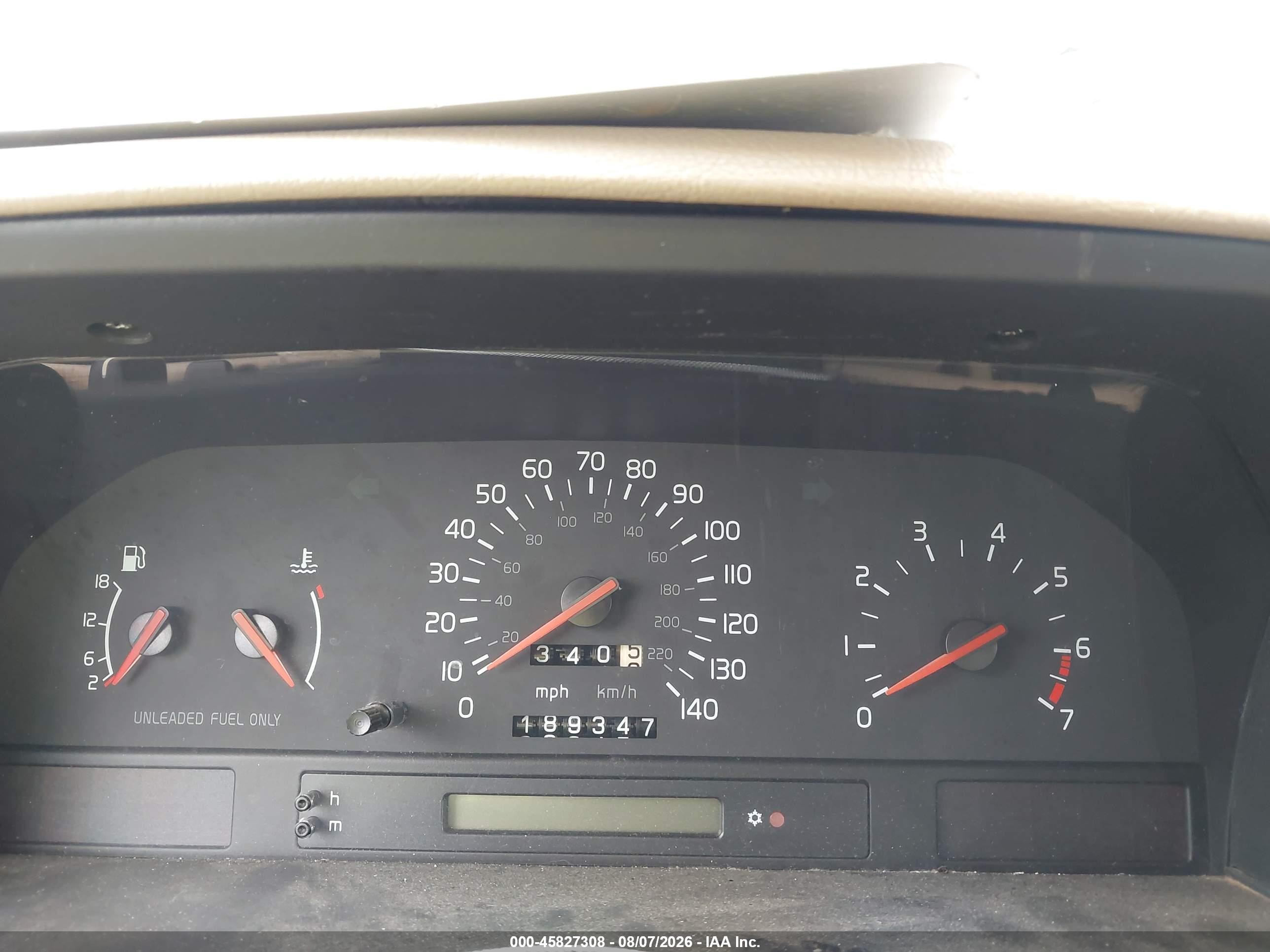 1996 Volvo 850 Glt Red vin: YV1LS5557T1315895