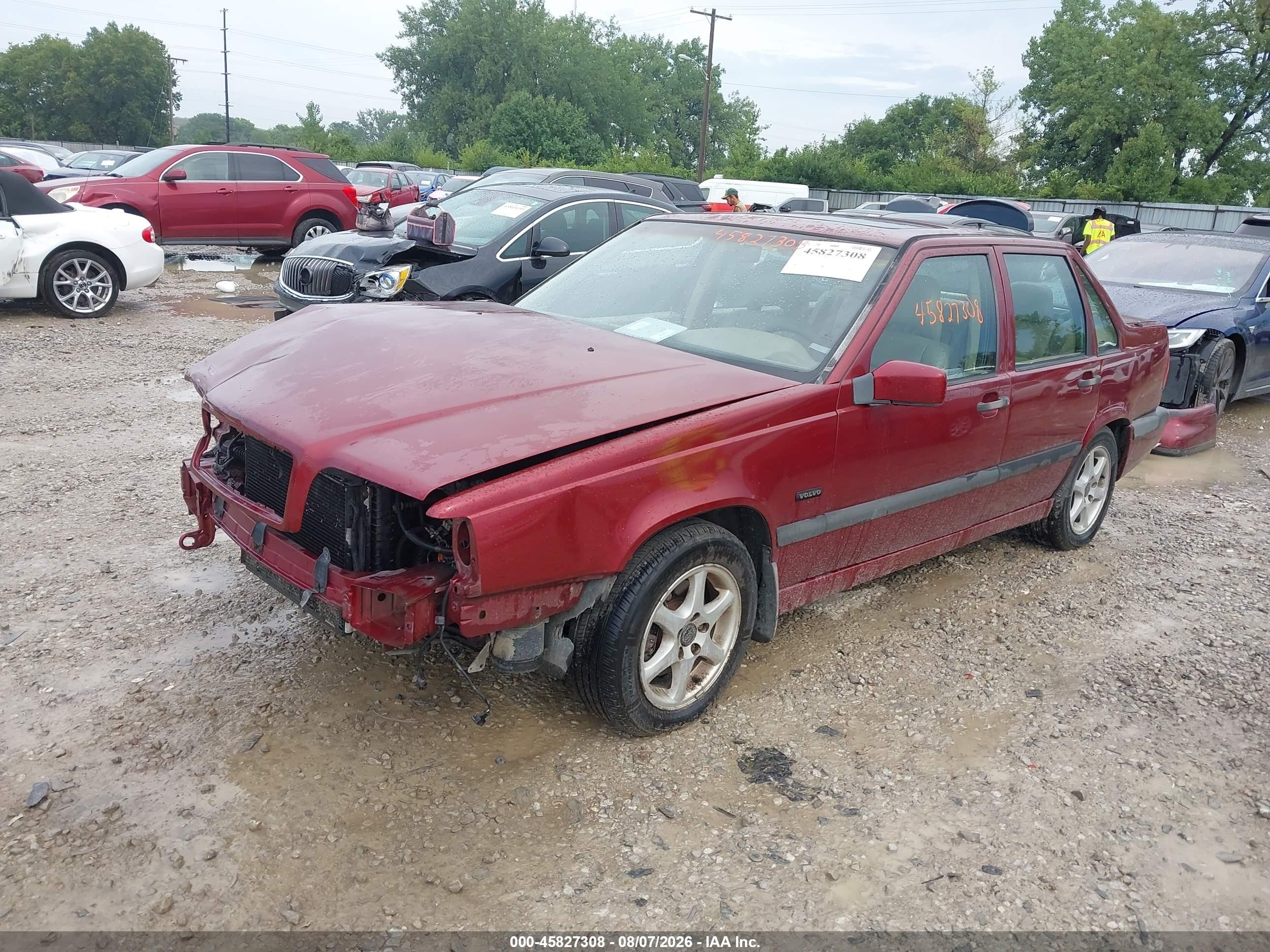 1996 Volvo 850 Glt Red vin: YV1LS5557T1315895