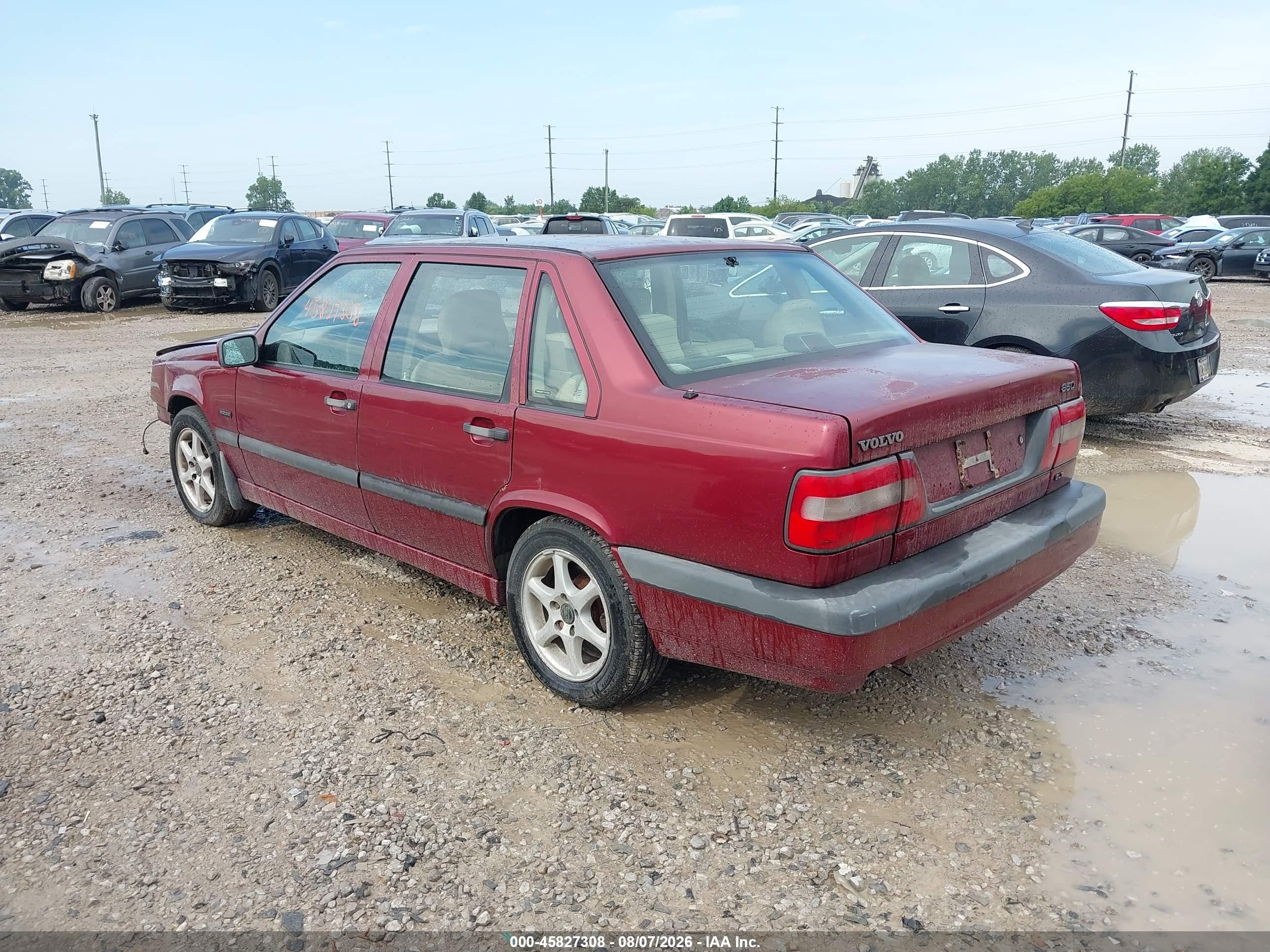 1996 Volvo 850 Glt Red vin: YV1LS5557T1315895