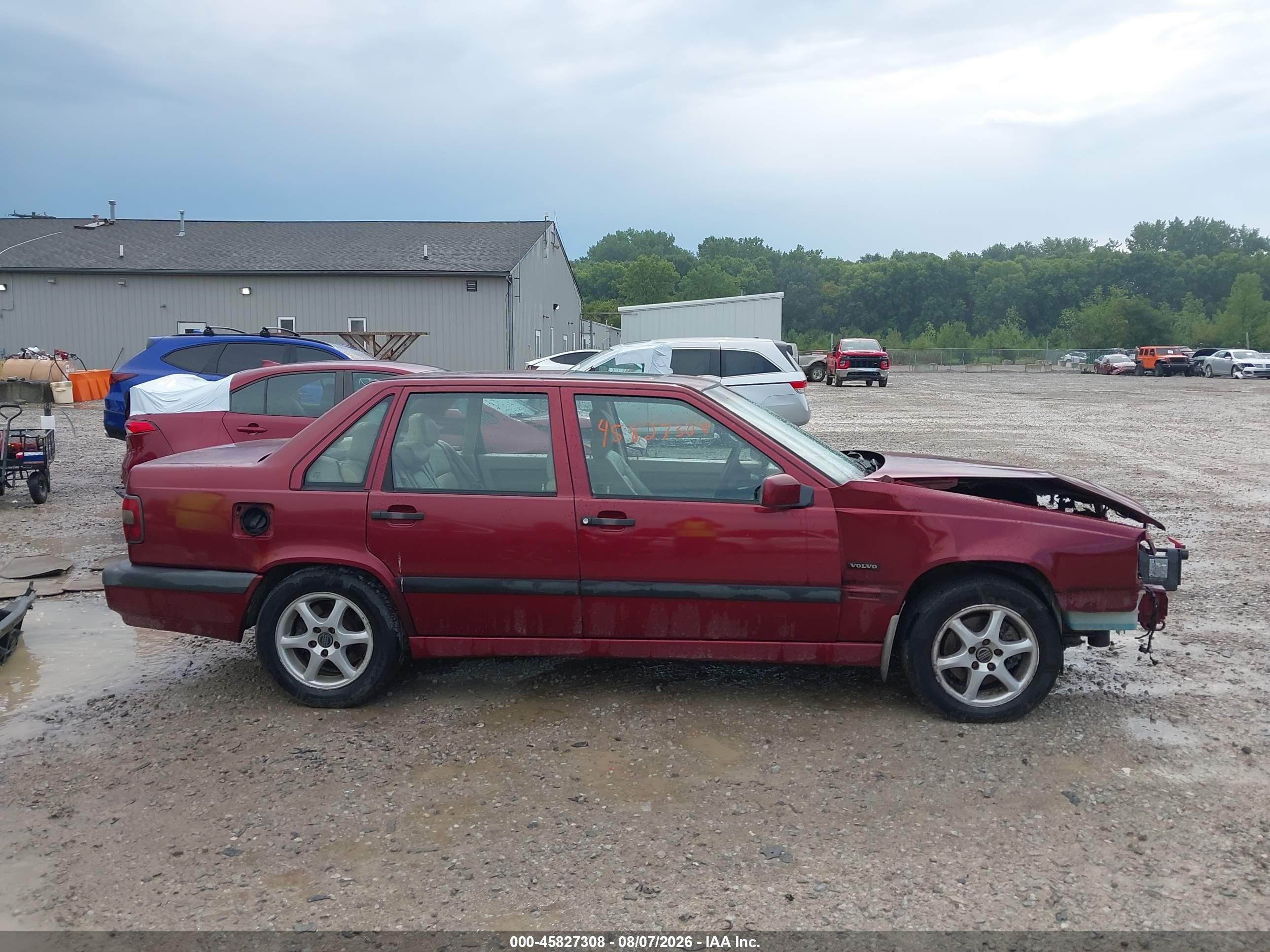 1996 Volvo 850 Glt Red vin: YV1LS5557T1315895