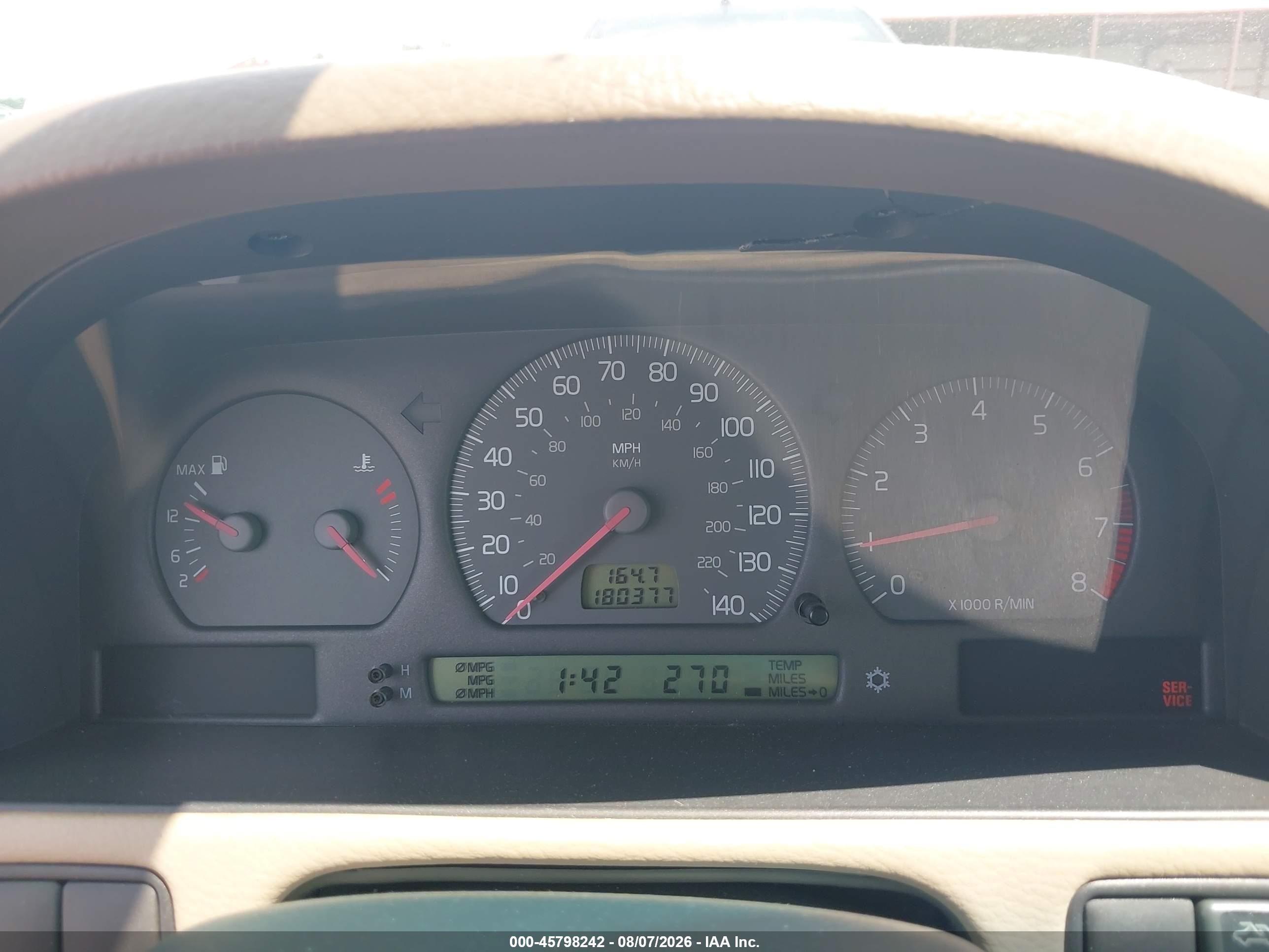 1999 Volvo S70   White vin: YV1LS55A3X2616693
