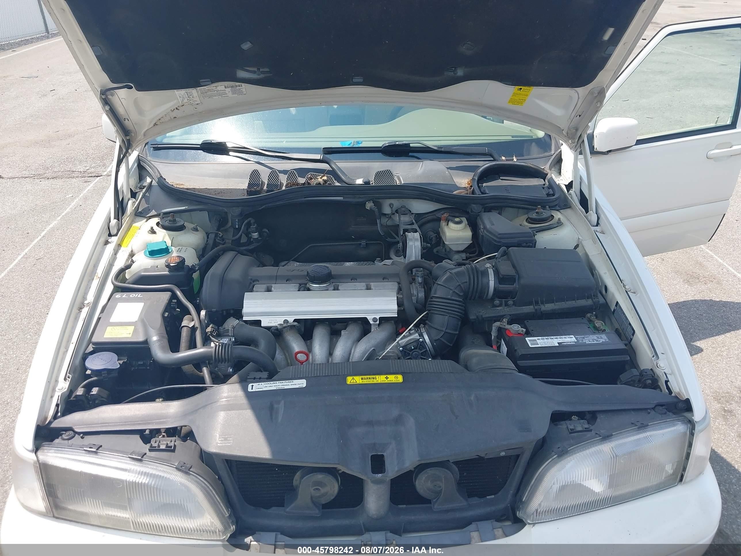 1999 Volvo S70   White vin: YV1LS55A3X2616693