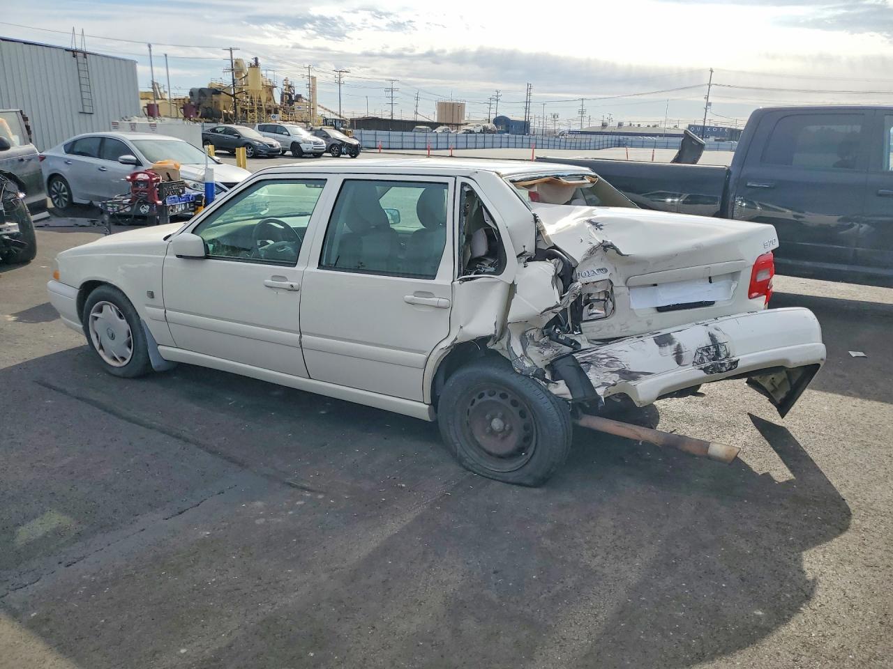 1999 Volv S70 White vin: YV1LS55A5X1586506