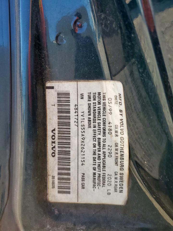1999 Volvo S70 Blue vin: YV1LS55A9X2621154