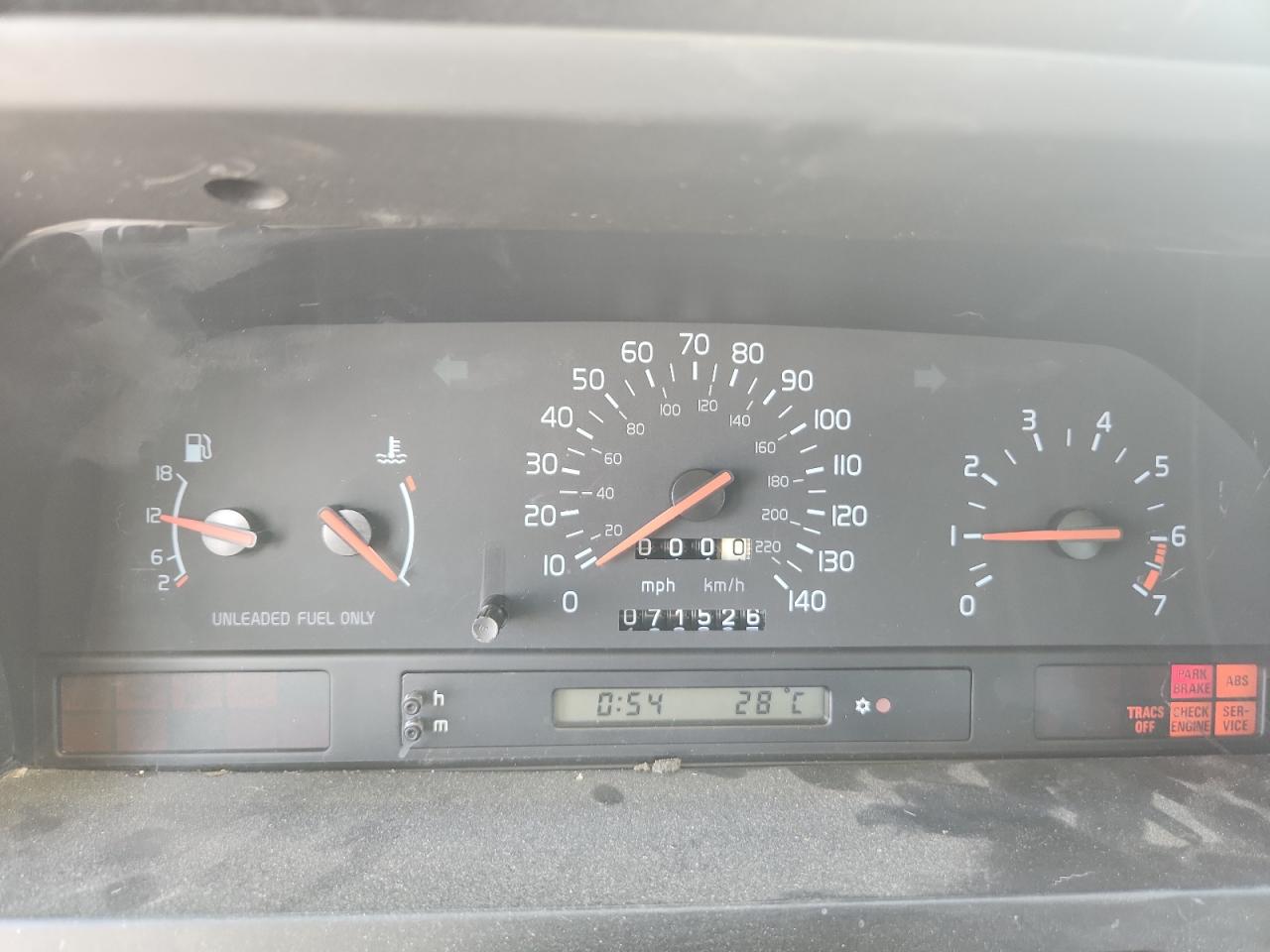 1997 Volvo 850 Glt White vin: YV1LS5642V1390397