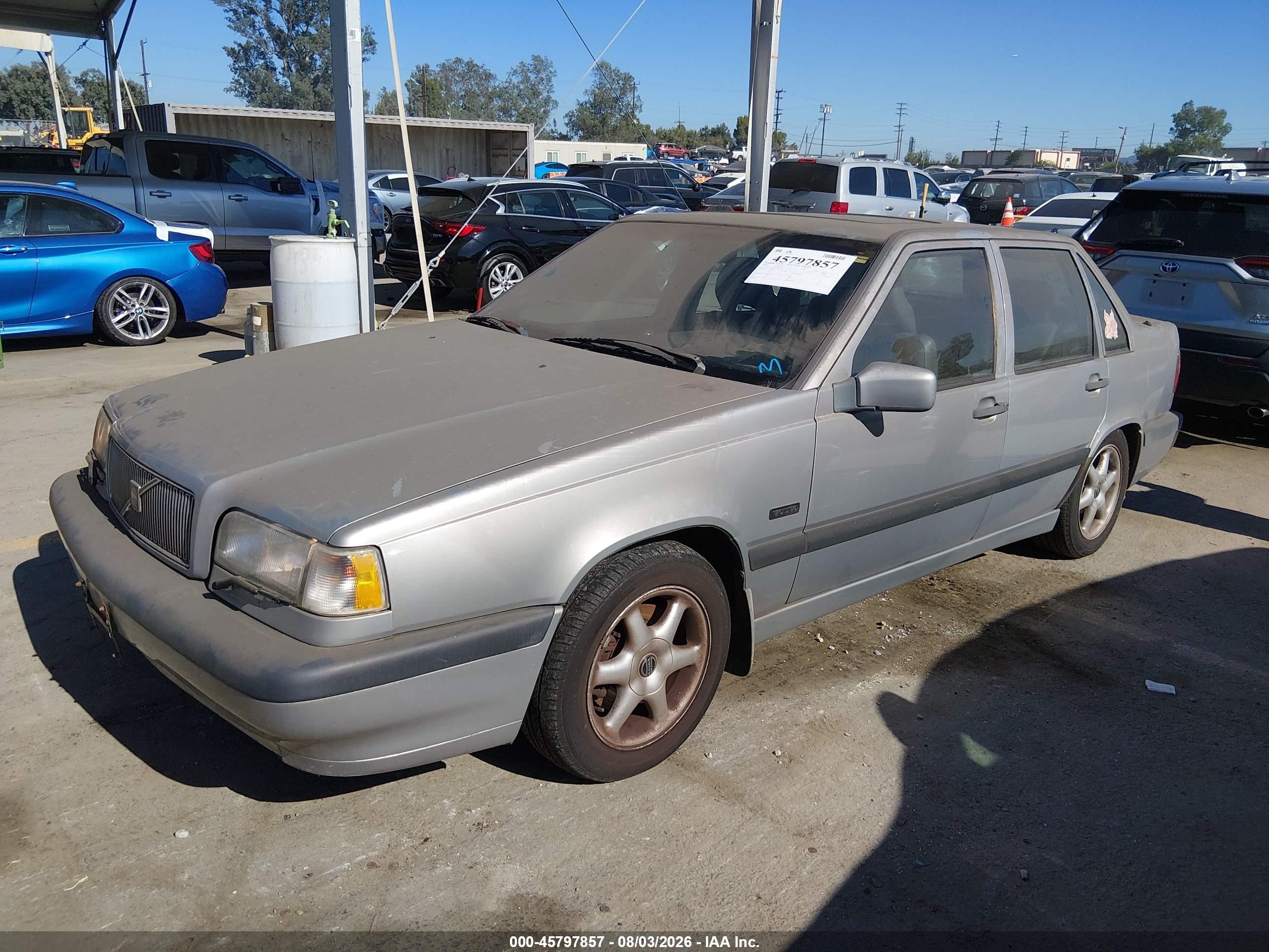 1997 Volvo 850 Glt Silver vin: YV1LS564XV1366378