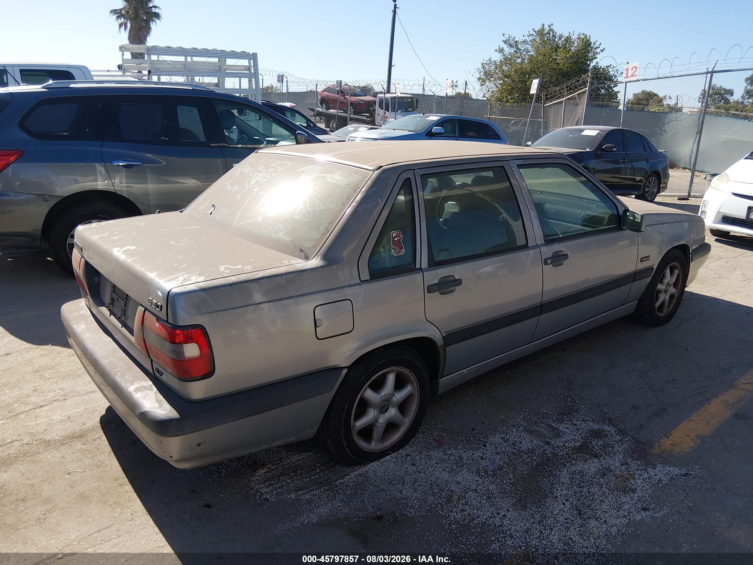 1997 Volvo 850 Glt Silver vin: YV1LS564XV1366378