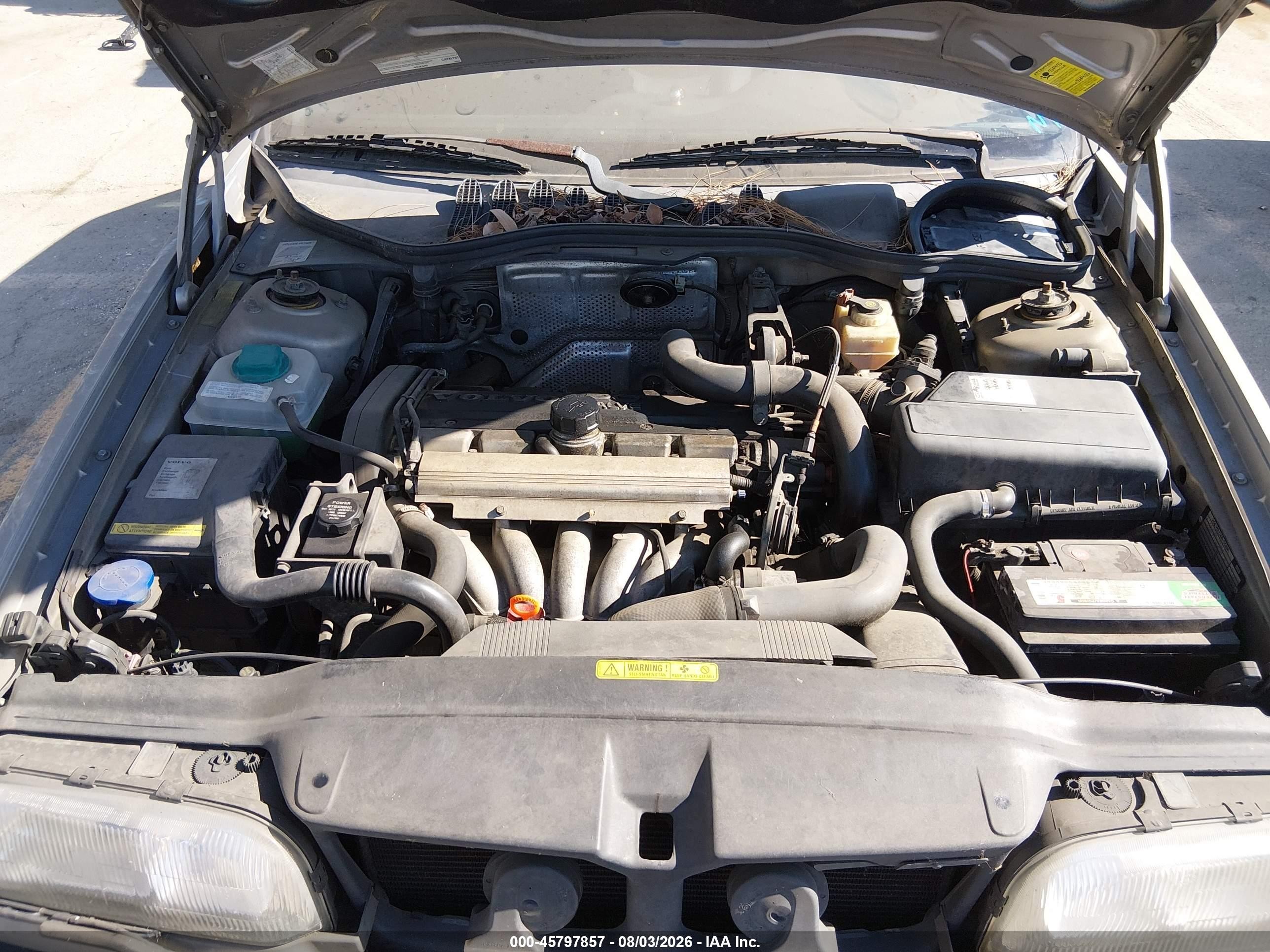1997 Volvo 850 Glt Silver vin: YV1LS564XV1366378