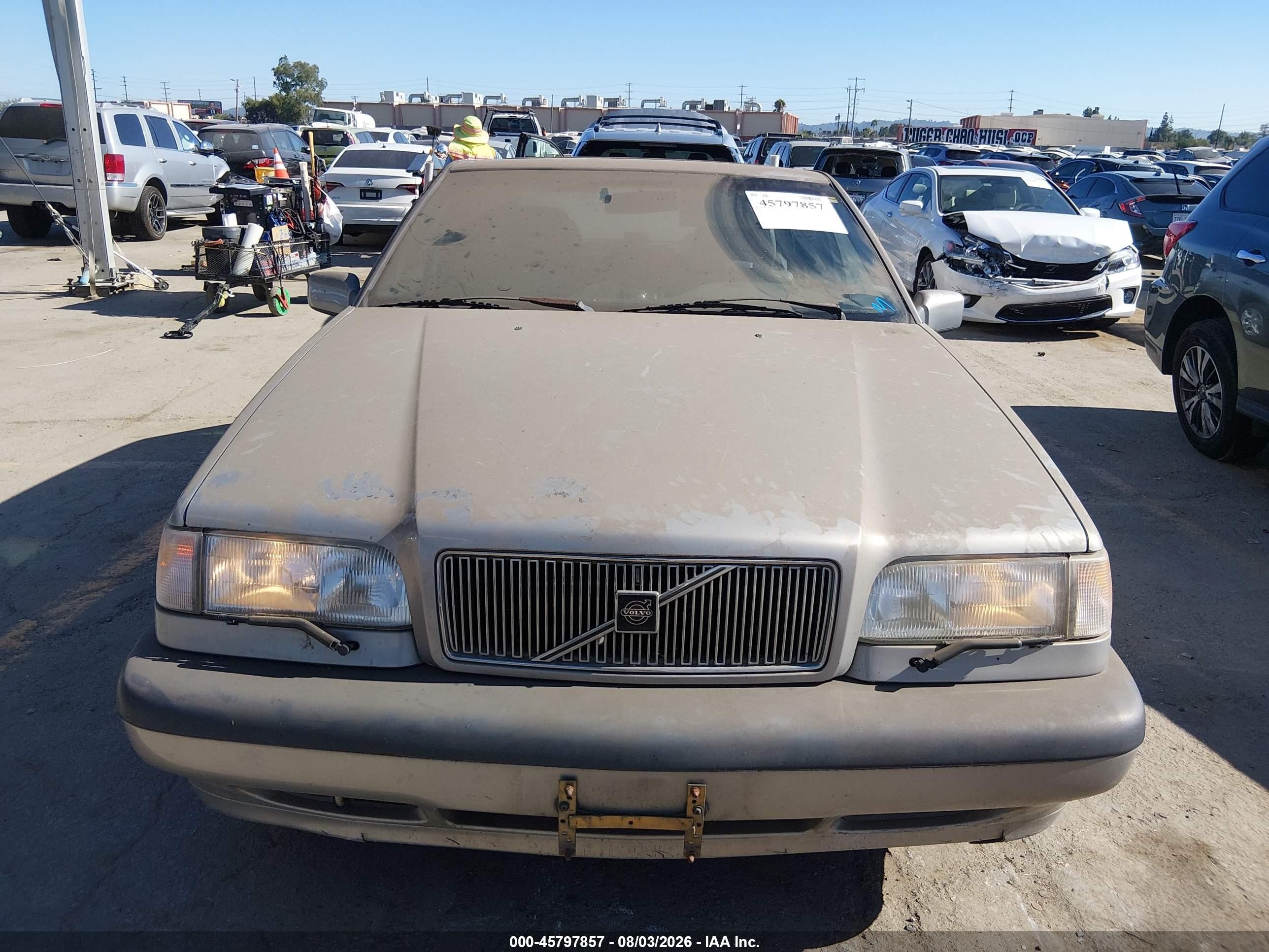 1997 Volvo 850 Glt Silver vin: YV1LS564XV1366378