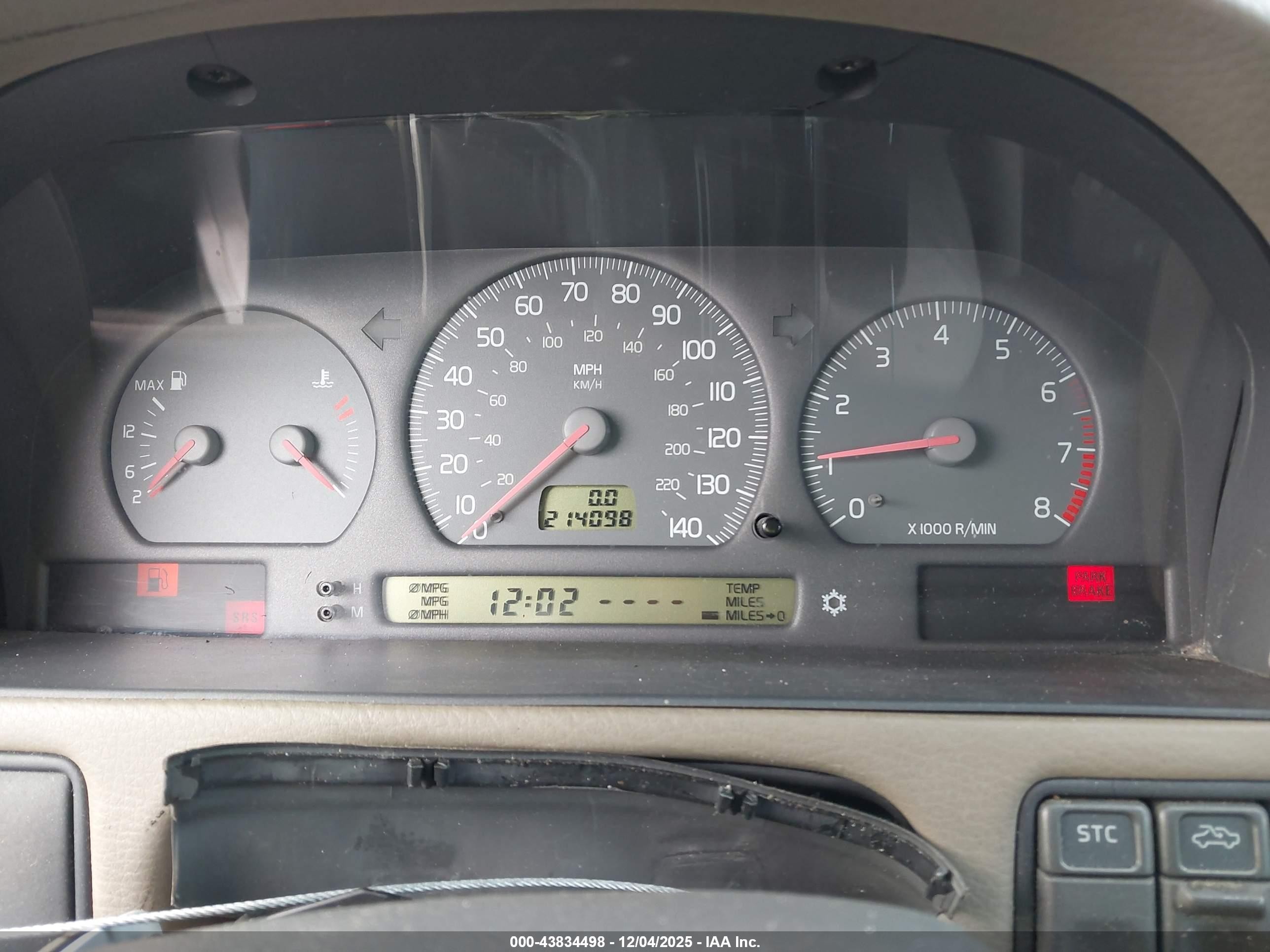 1999 Volvo S70 Glt Silver vin: YV1LS56D4X2568744