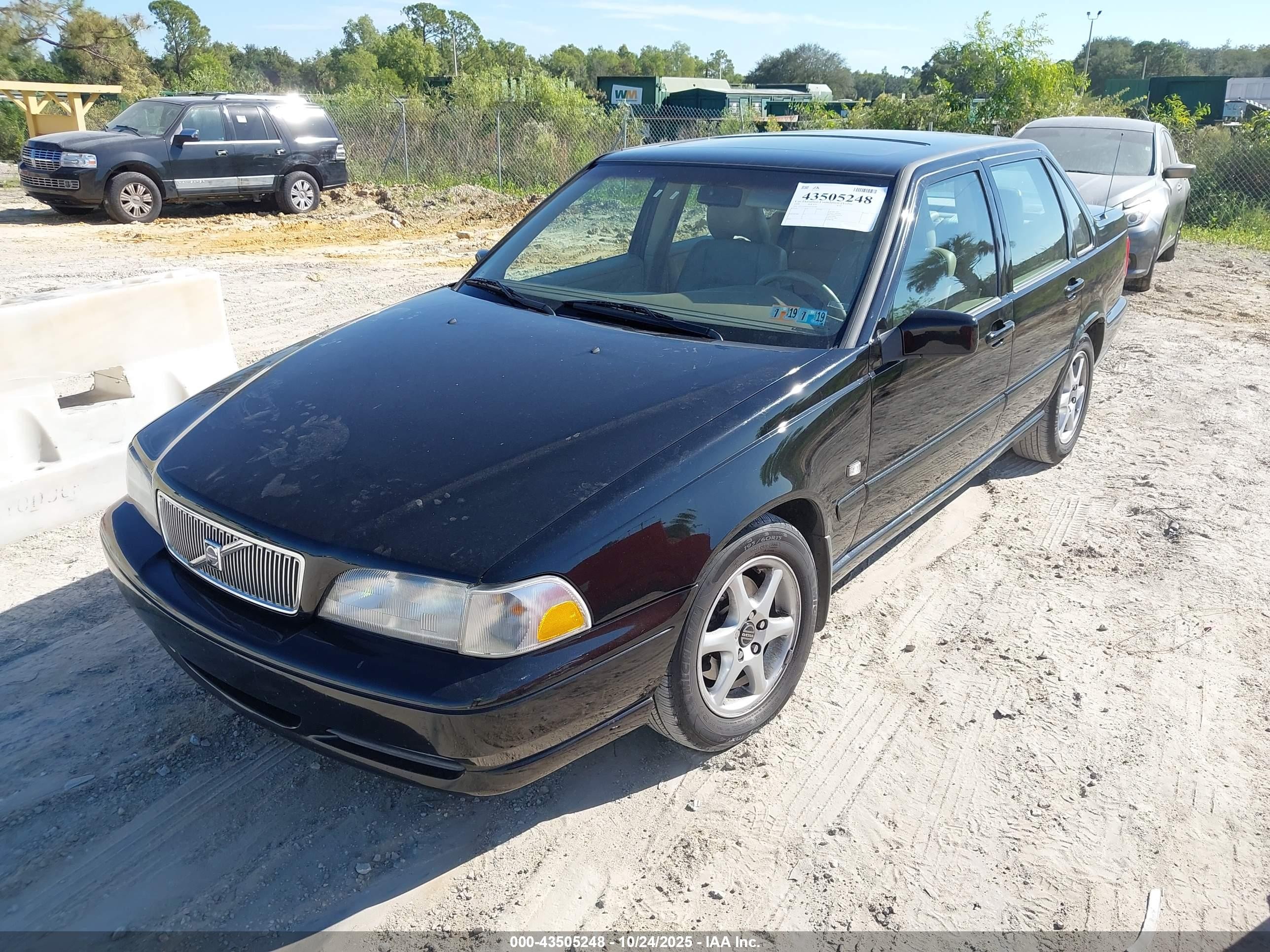 1999 Volvo S70 Glt Black vin: YV1LS56D5X3573798