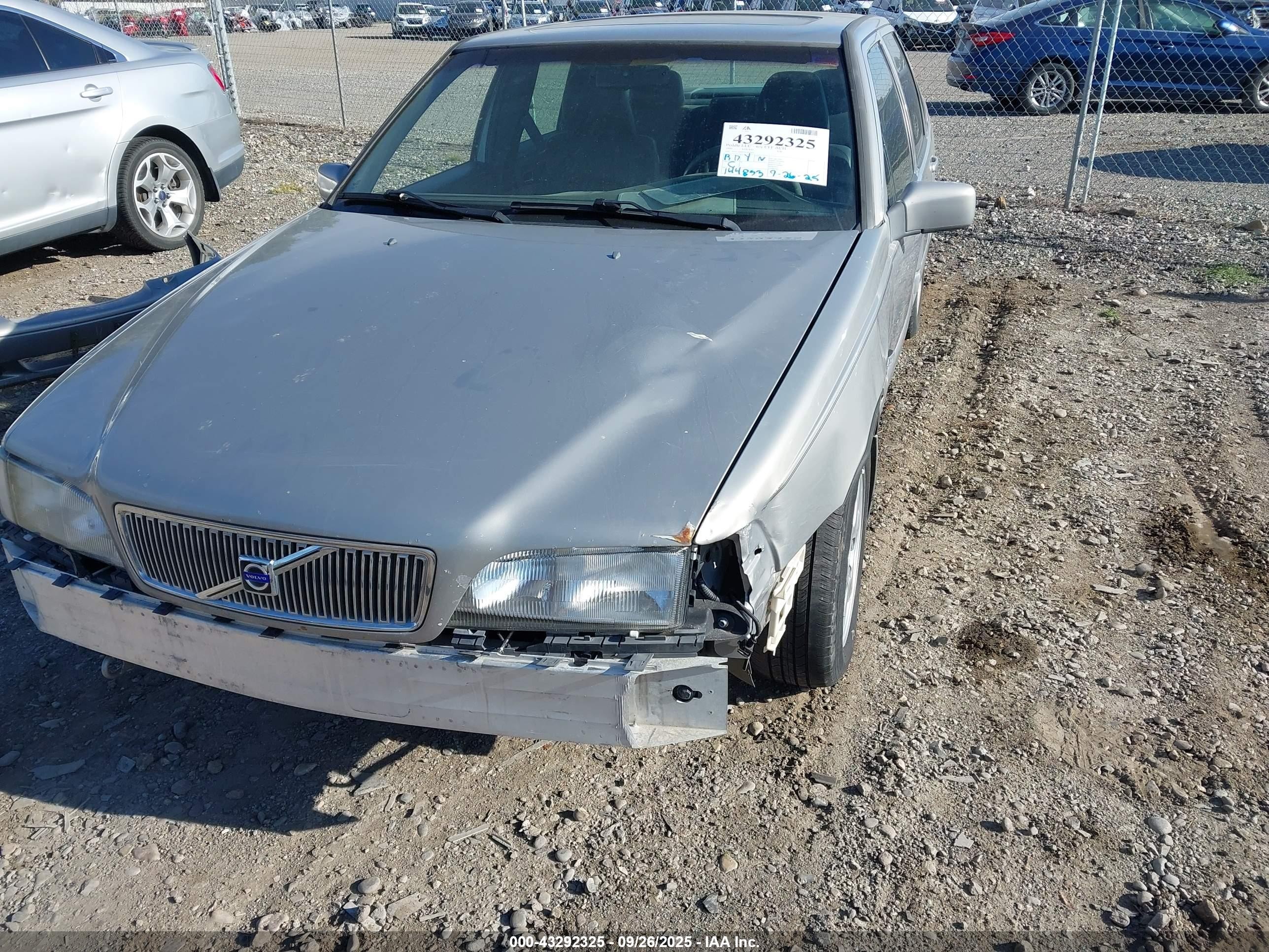 1999 Volvo S70 Glt Silver vin: YV1LS56D7X1592834
