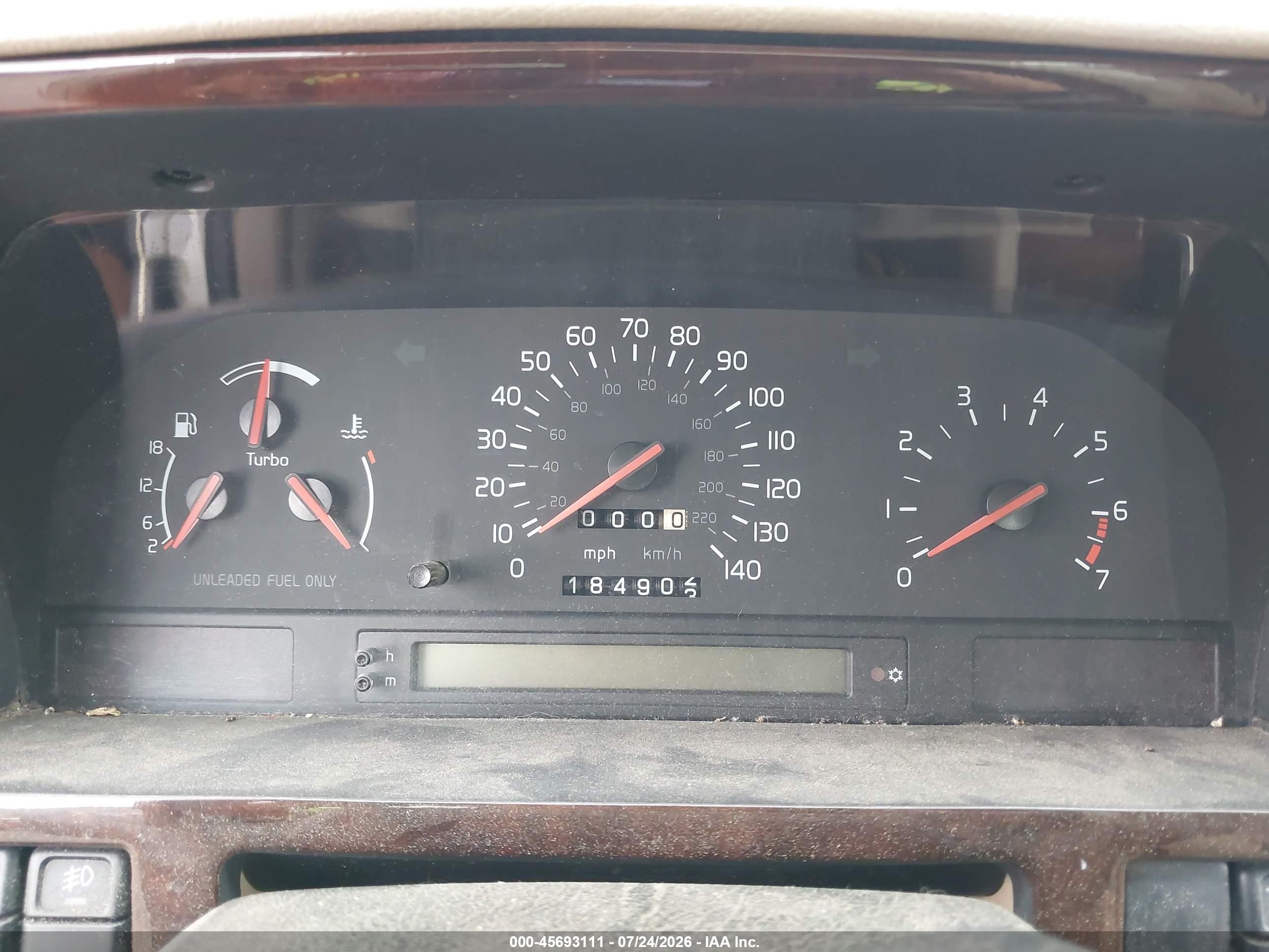 1996 Volvo 850   Cream vin: YV1LS5720T2305223