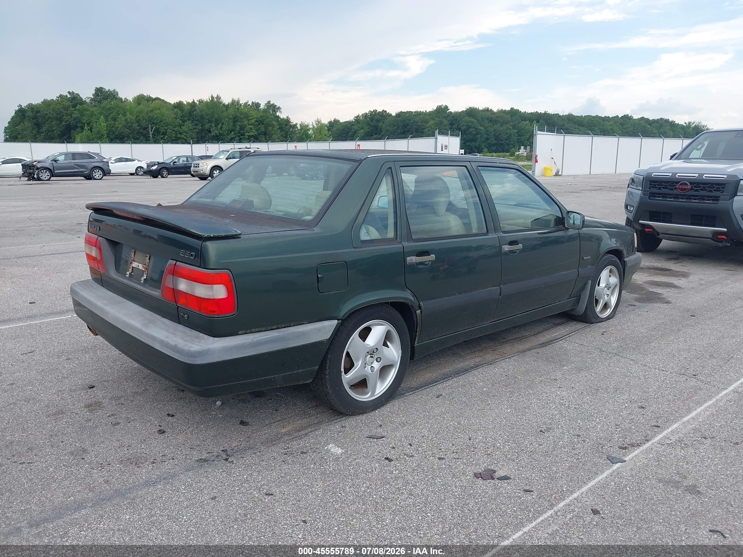 1997 Volvo 850 T5 Green vin: YV1LS5722V1358398