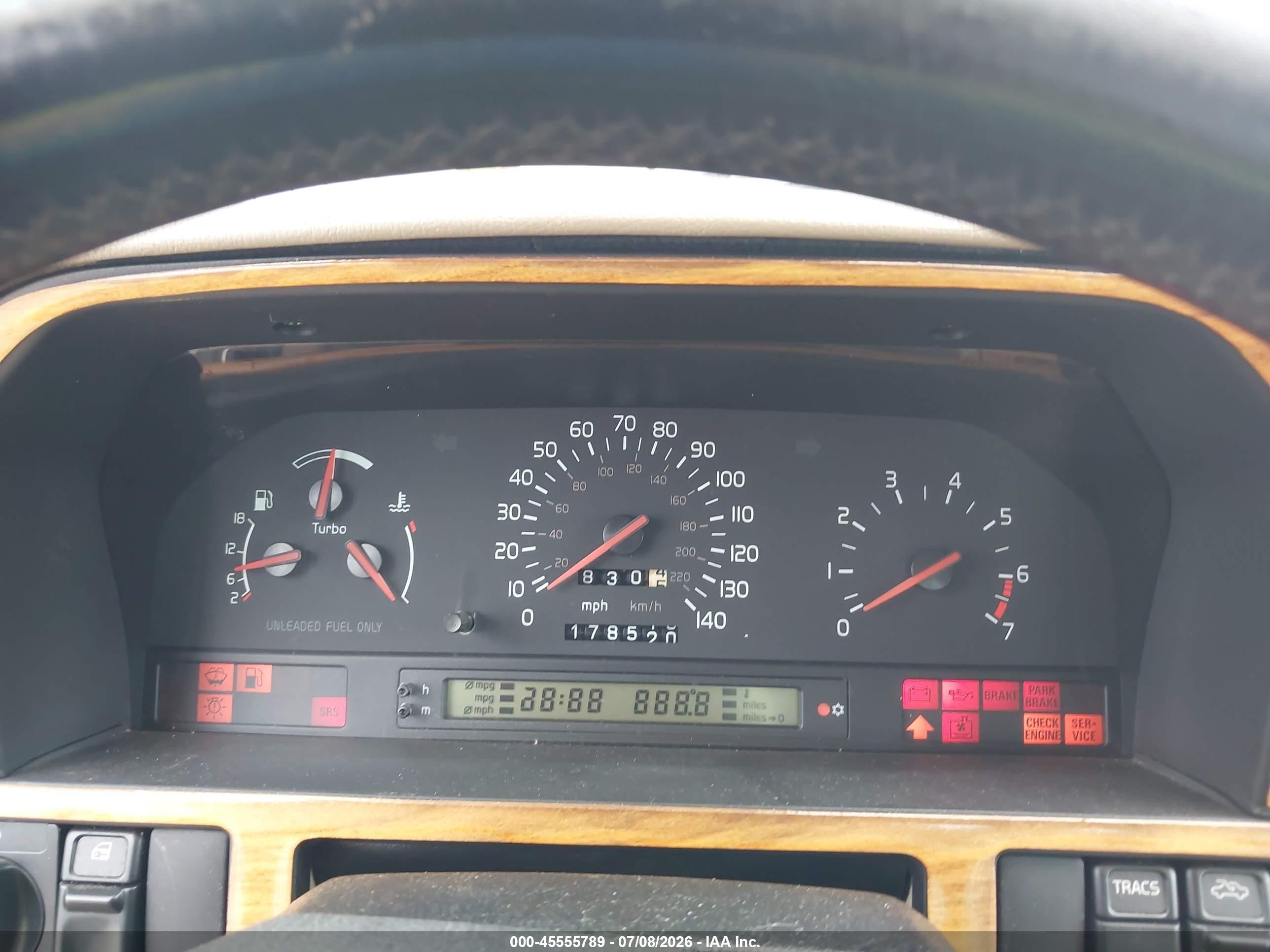 1997 Volvo 850 T5 Green vin: YV1LS5722V1358398