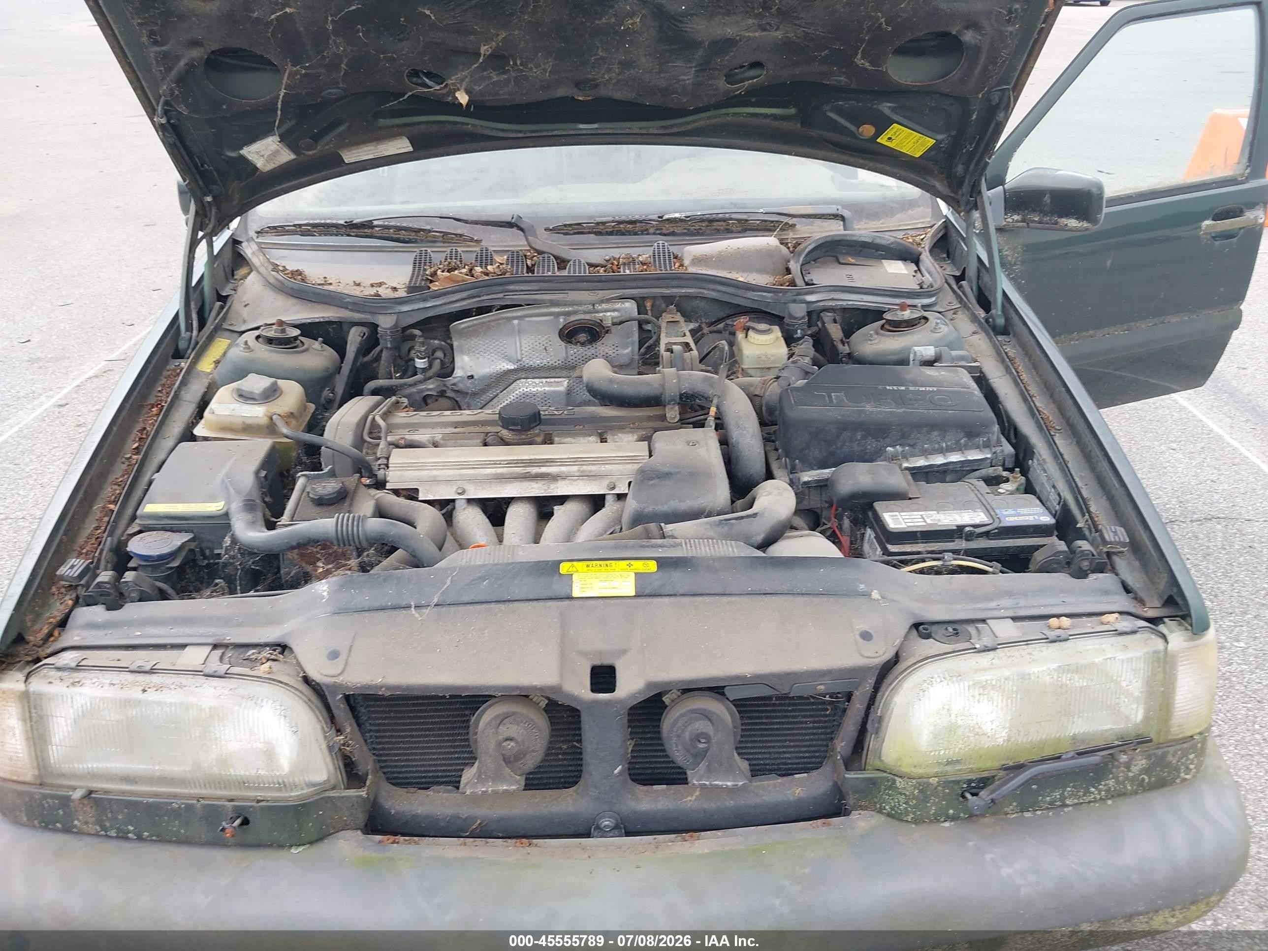 1997 Volvo 850 T5 Green vin: YV1LS5722V1358398