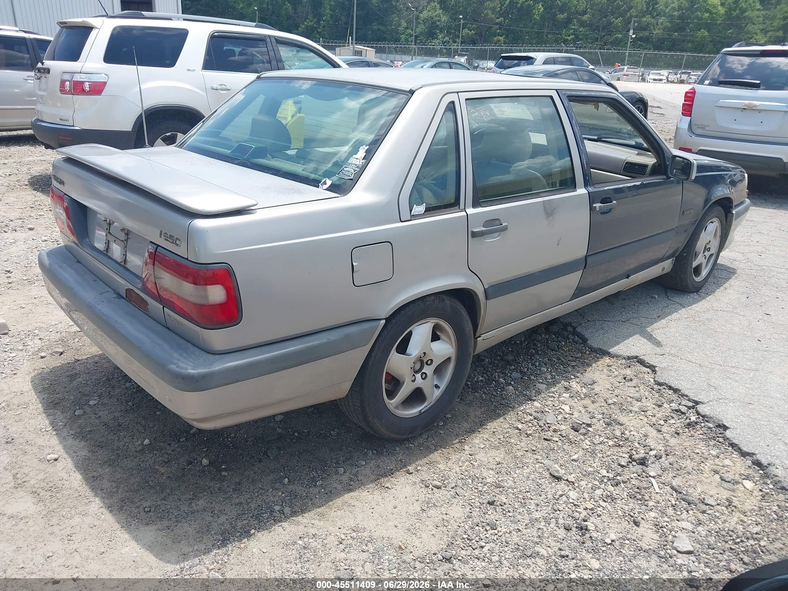 1996 Volvo 850   Silver vin: YV1LS572XT1285830