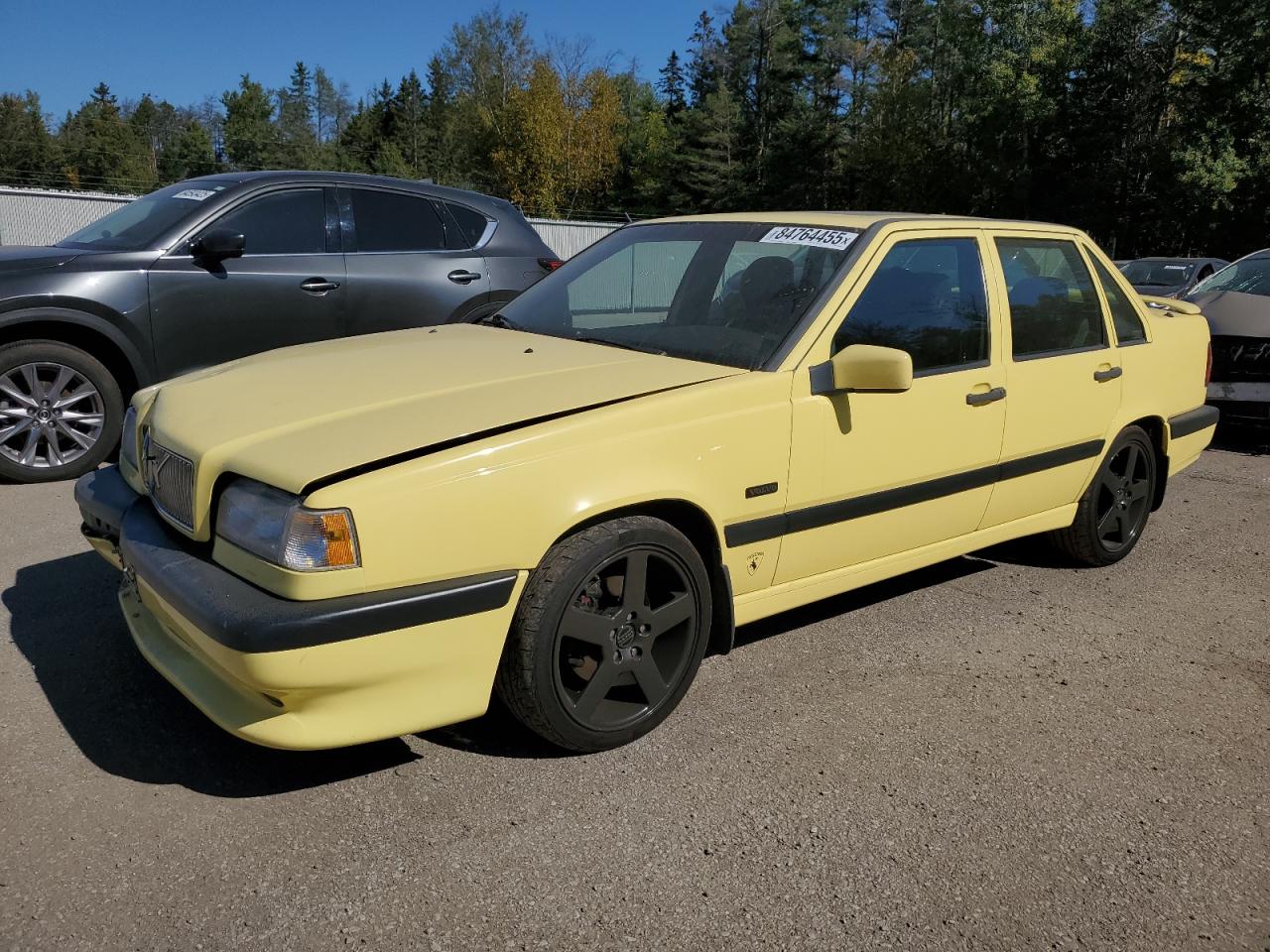 1995 Volvo 850 T5r Yellow vin: YV1LS5817S2229309