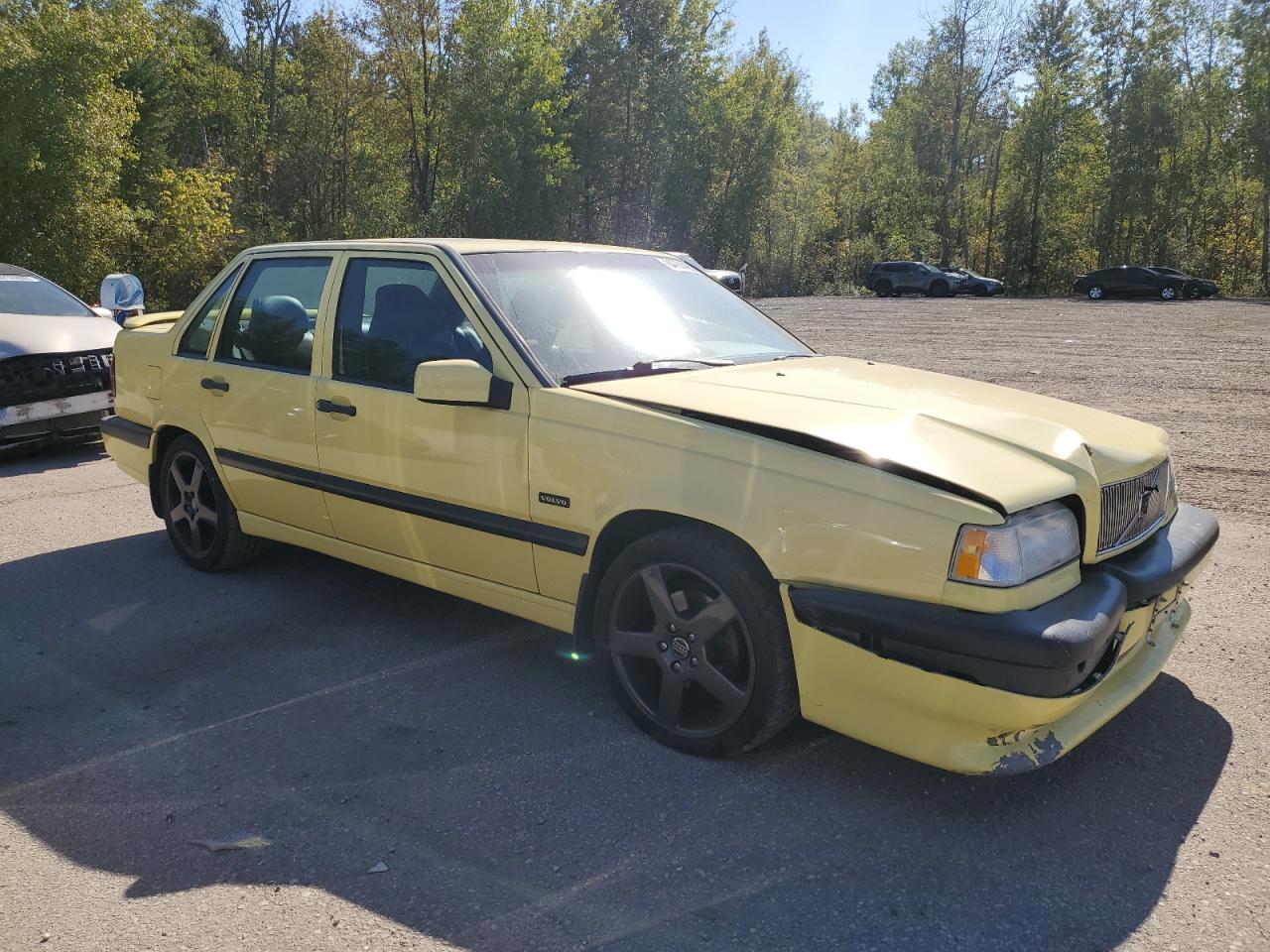 1995 Volvo 850 T5r Yellow vin: YV1LS5817S2229309