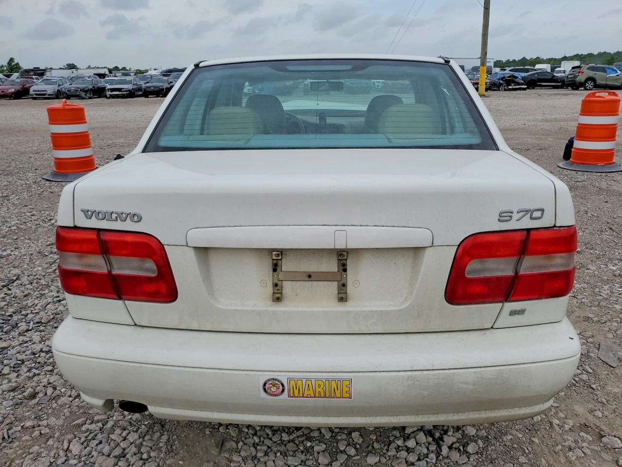 2000 Volvo S70 Base White vin: YV1LS61J9Y2665197