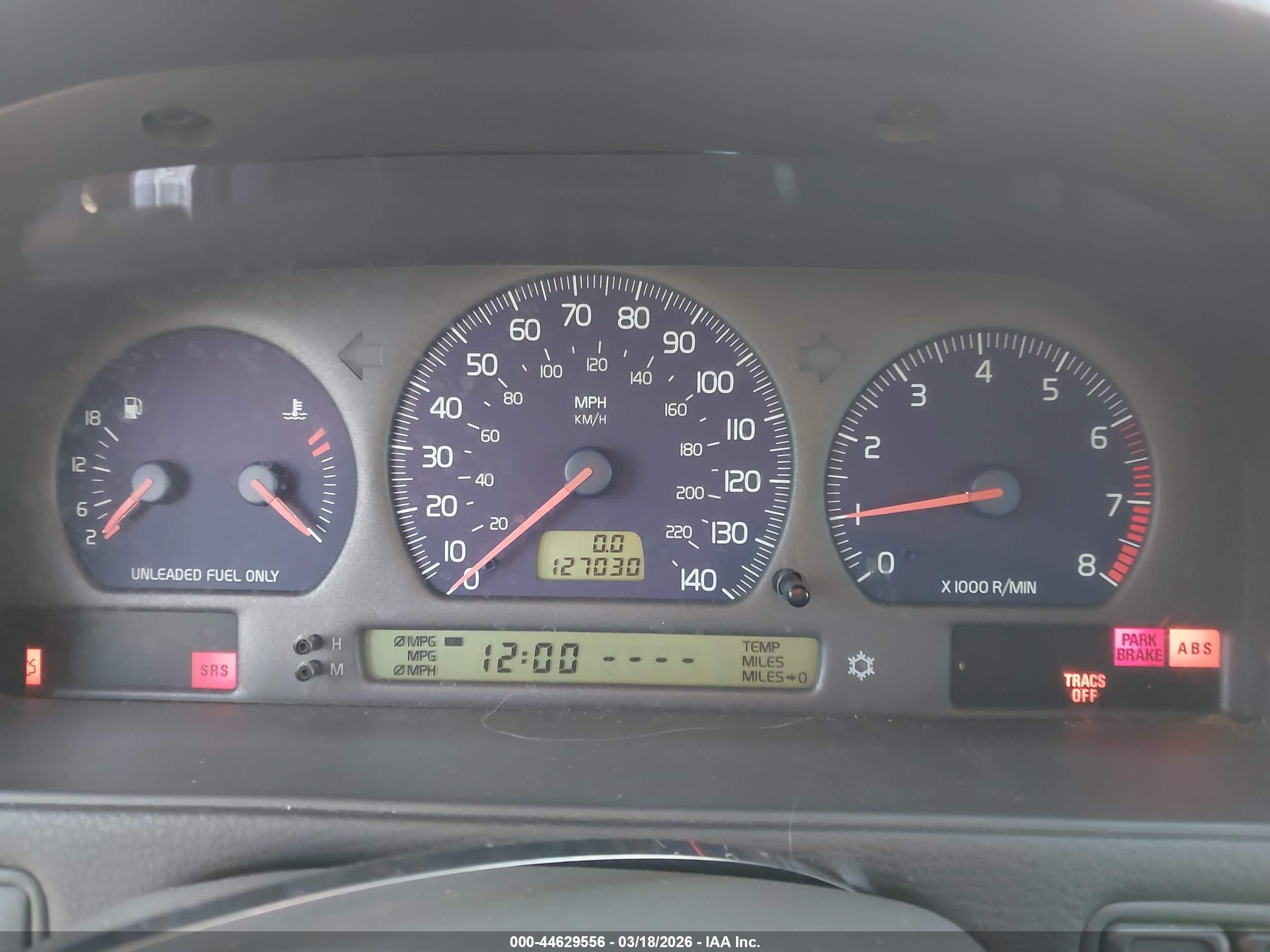 1998 Volvo V70 R Gray vin: YV1LW5241W2510146
