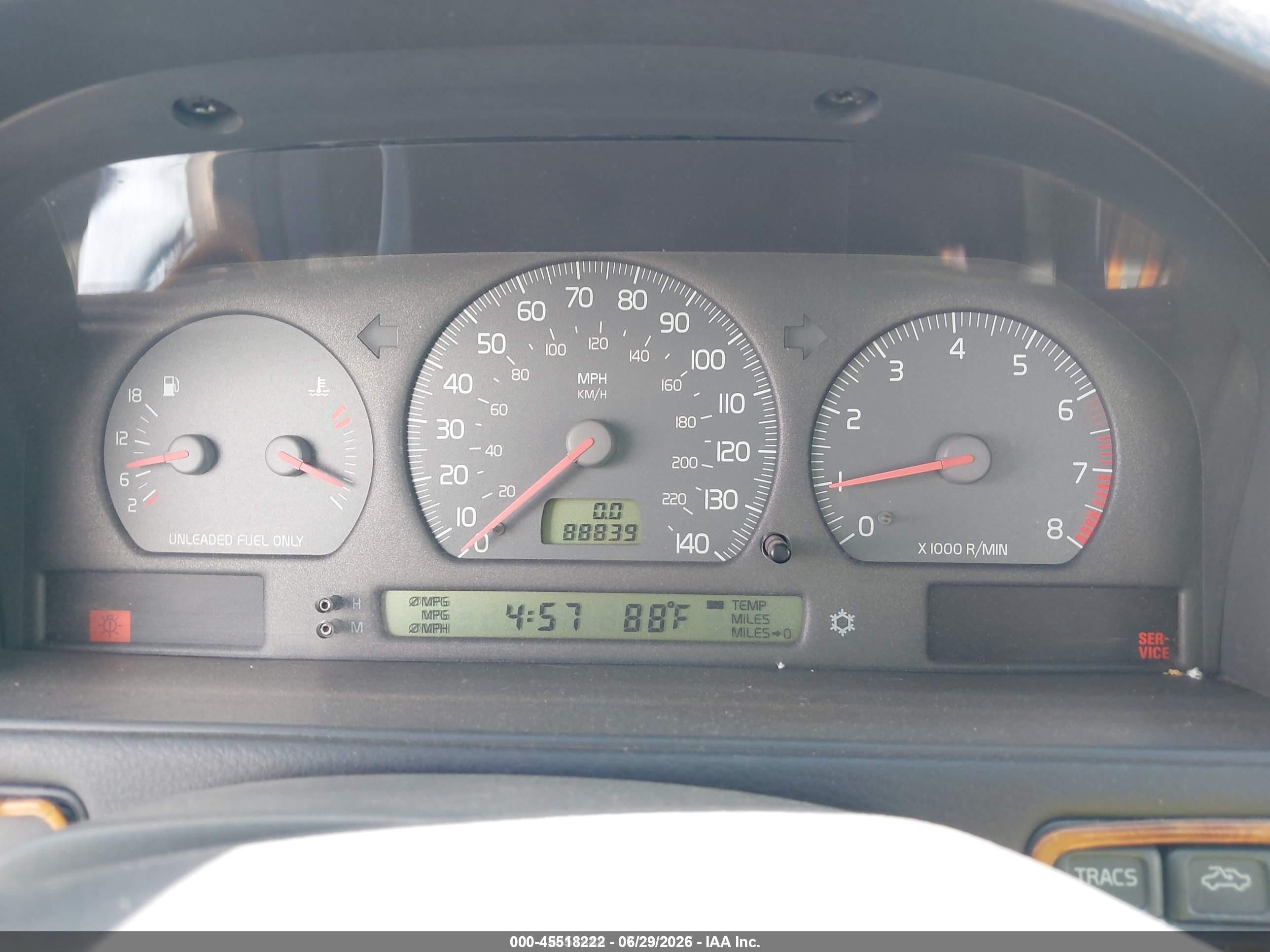 1998 Volvo V70 T5 Серый vin: YV1LW5341W2377015