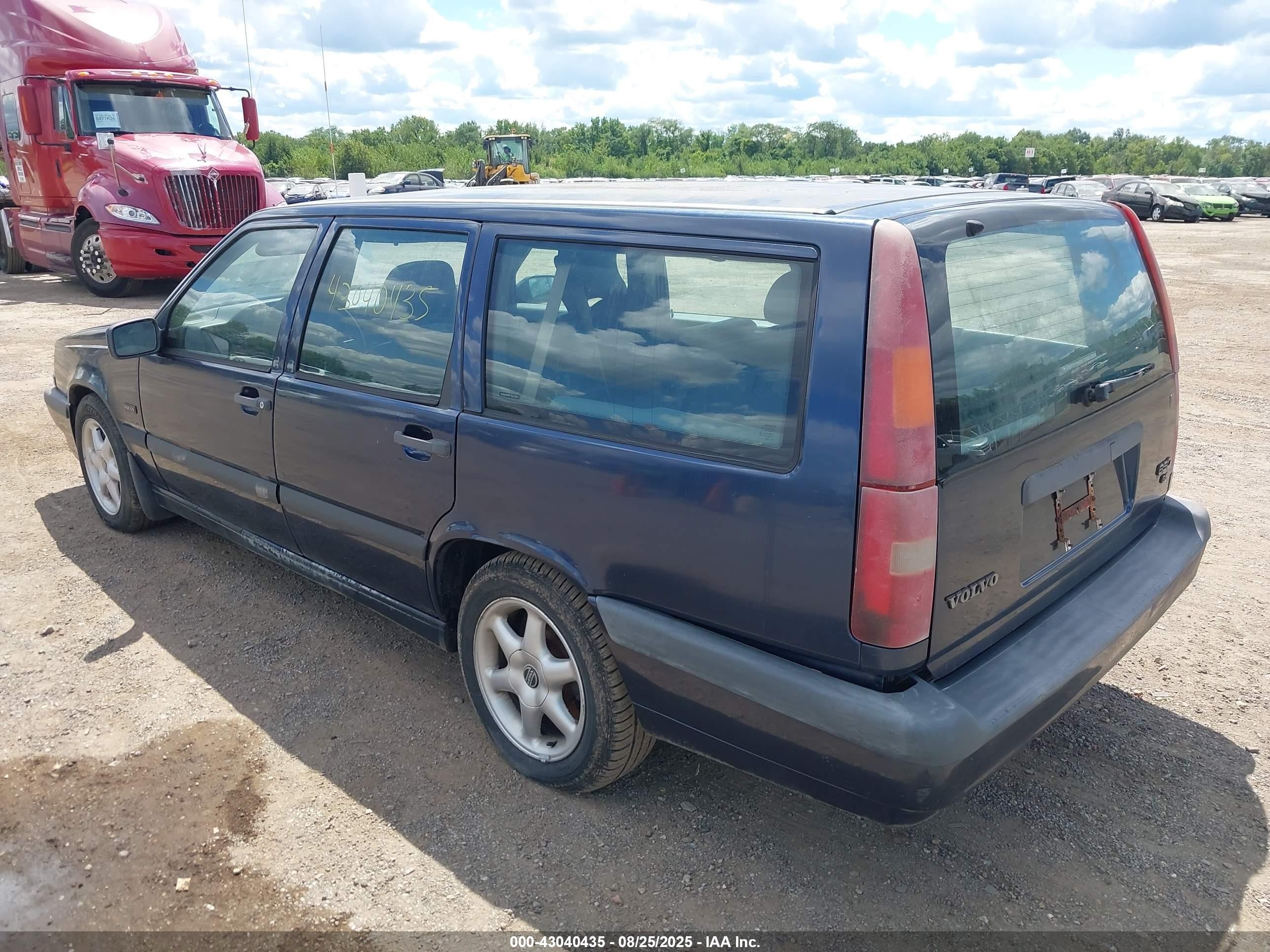 1995 Volvo 850 Glt Blue vin: YV1LW5513S2106843