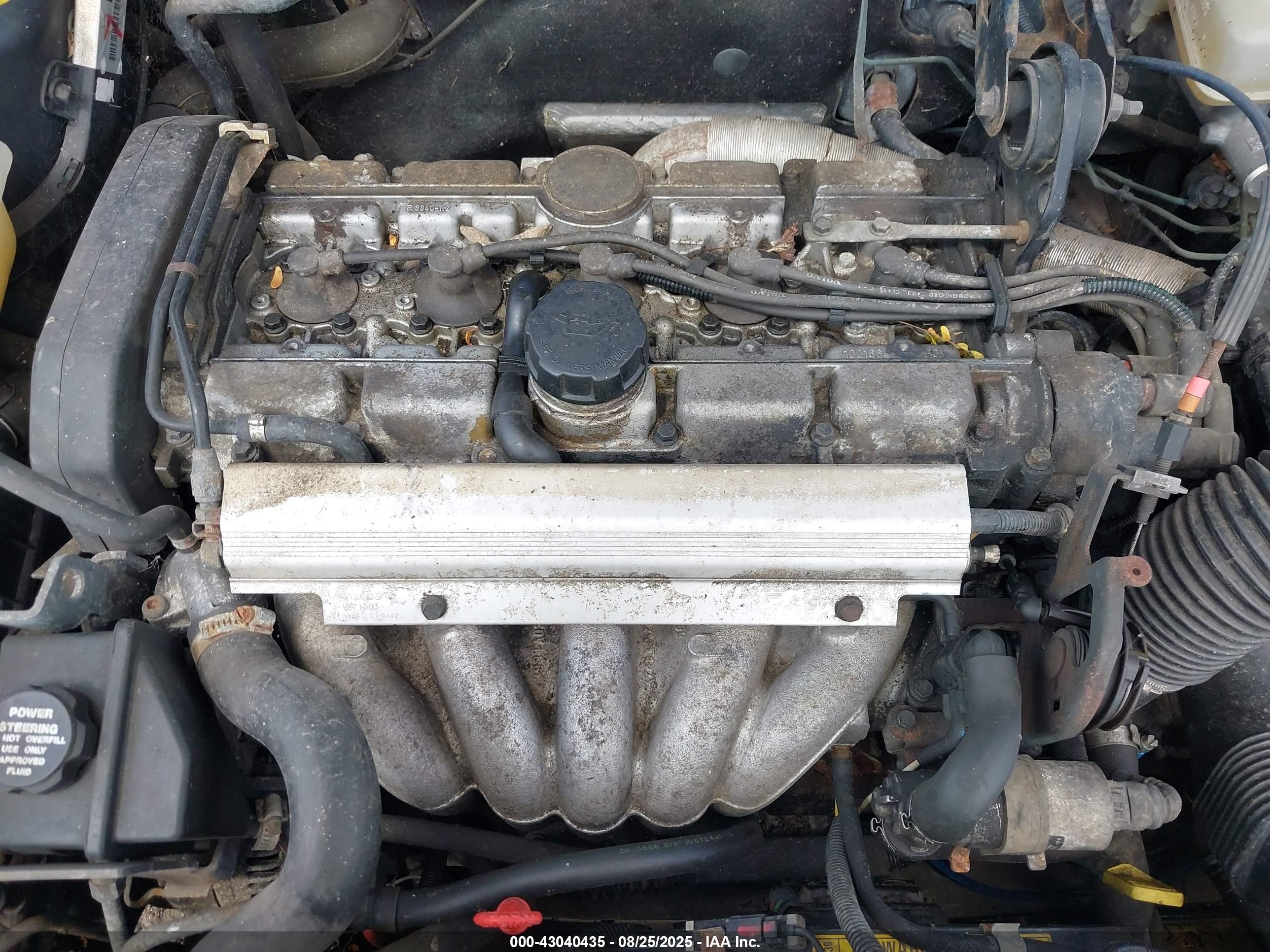 1995 Volvo 850 Glt Blue vin: YV1LW5513S2106843