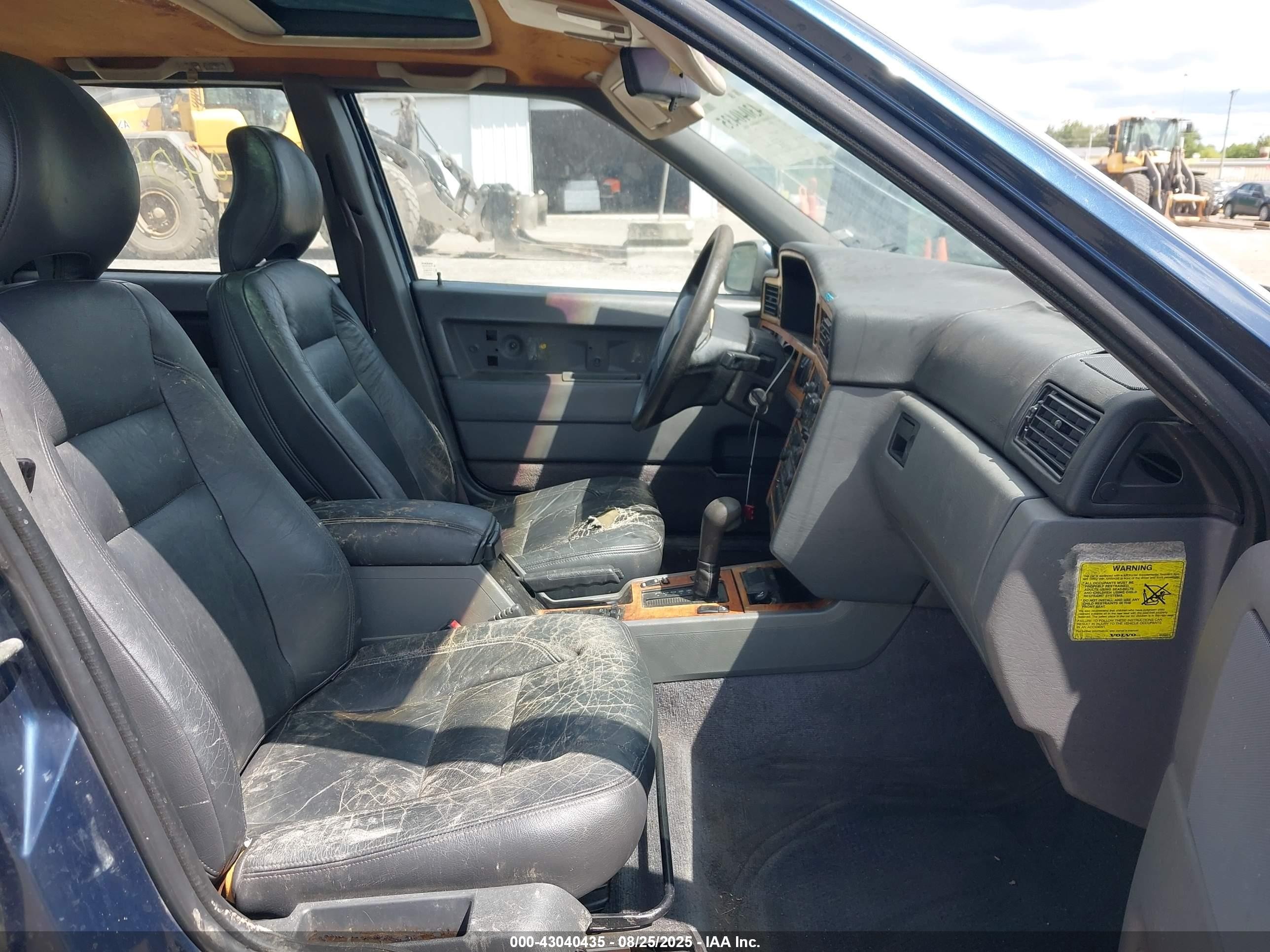 1995 Volvo 850 Glt Blue vin: YV1LW5513S2106843