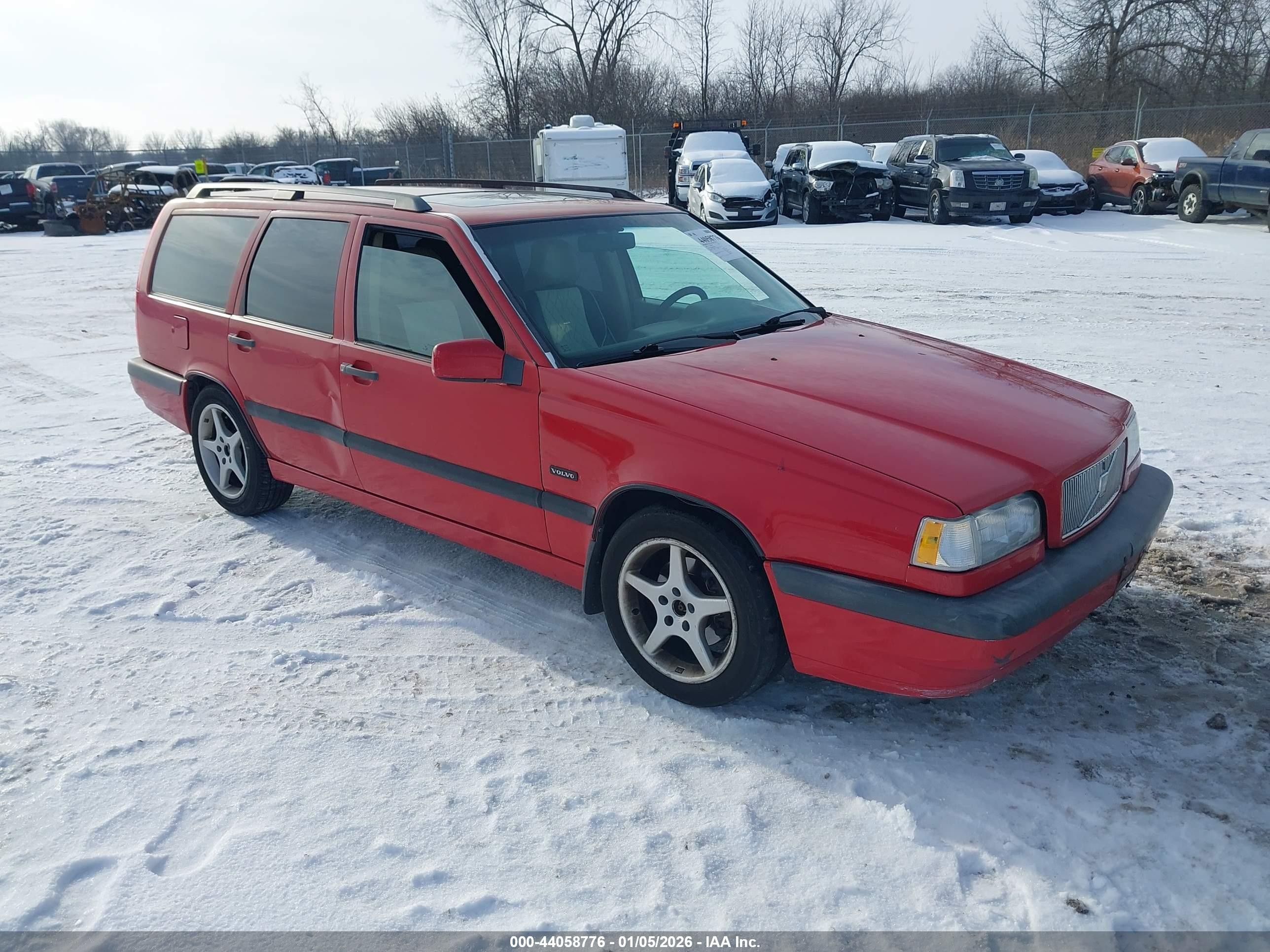 1997 Volvo 850 Gt Red vin: YV1LW5546V2324466