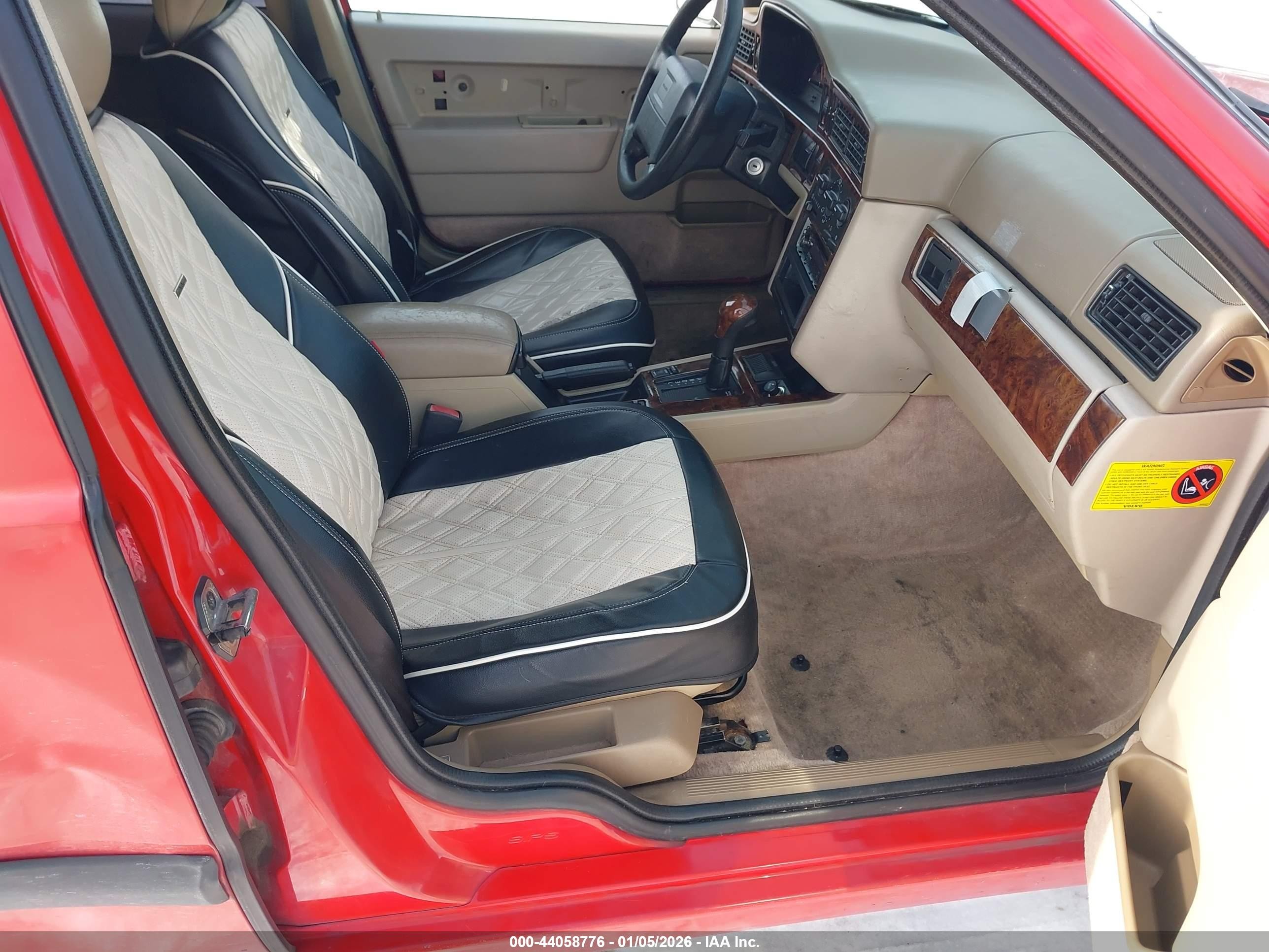 1997 Volvo 850 Gt Red vin: YV1LW5546V2324466