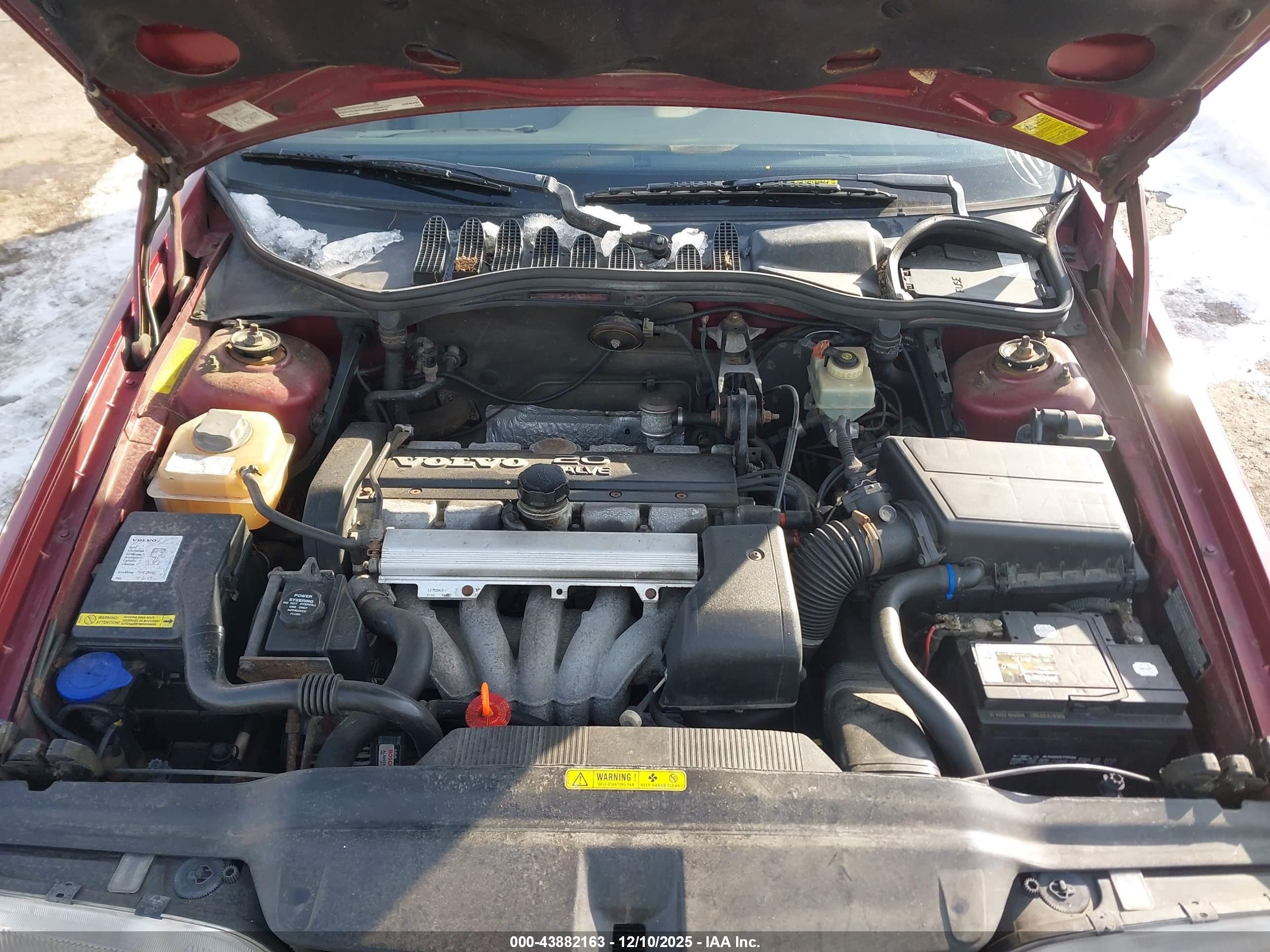 1997 Volvo 850 Gt Red vin: YV1LW5546V2334656