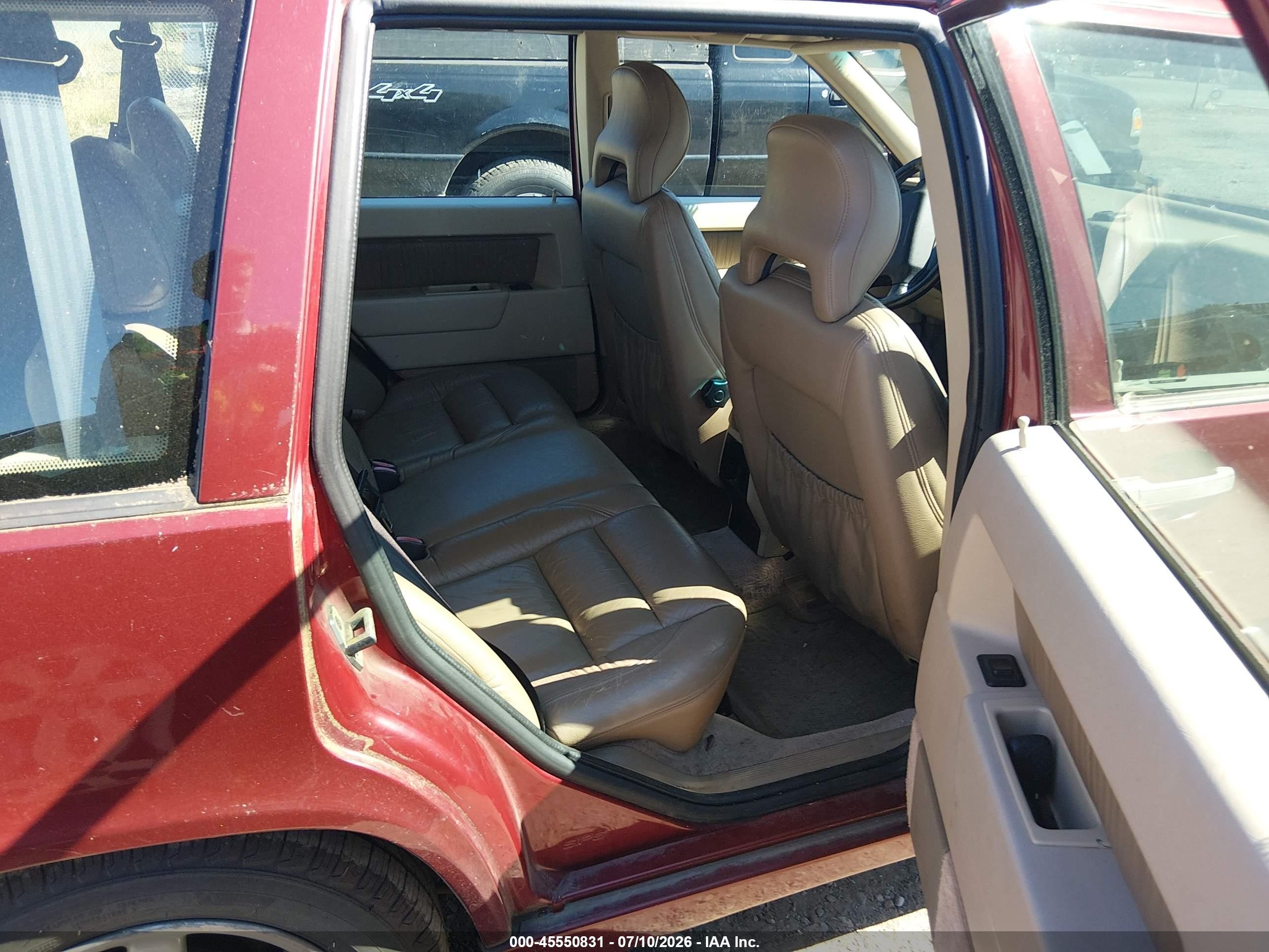 1997 Volvo 850 Gt Red vin: YV1LW554XV2337575